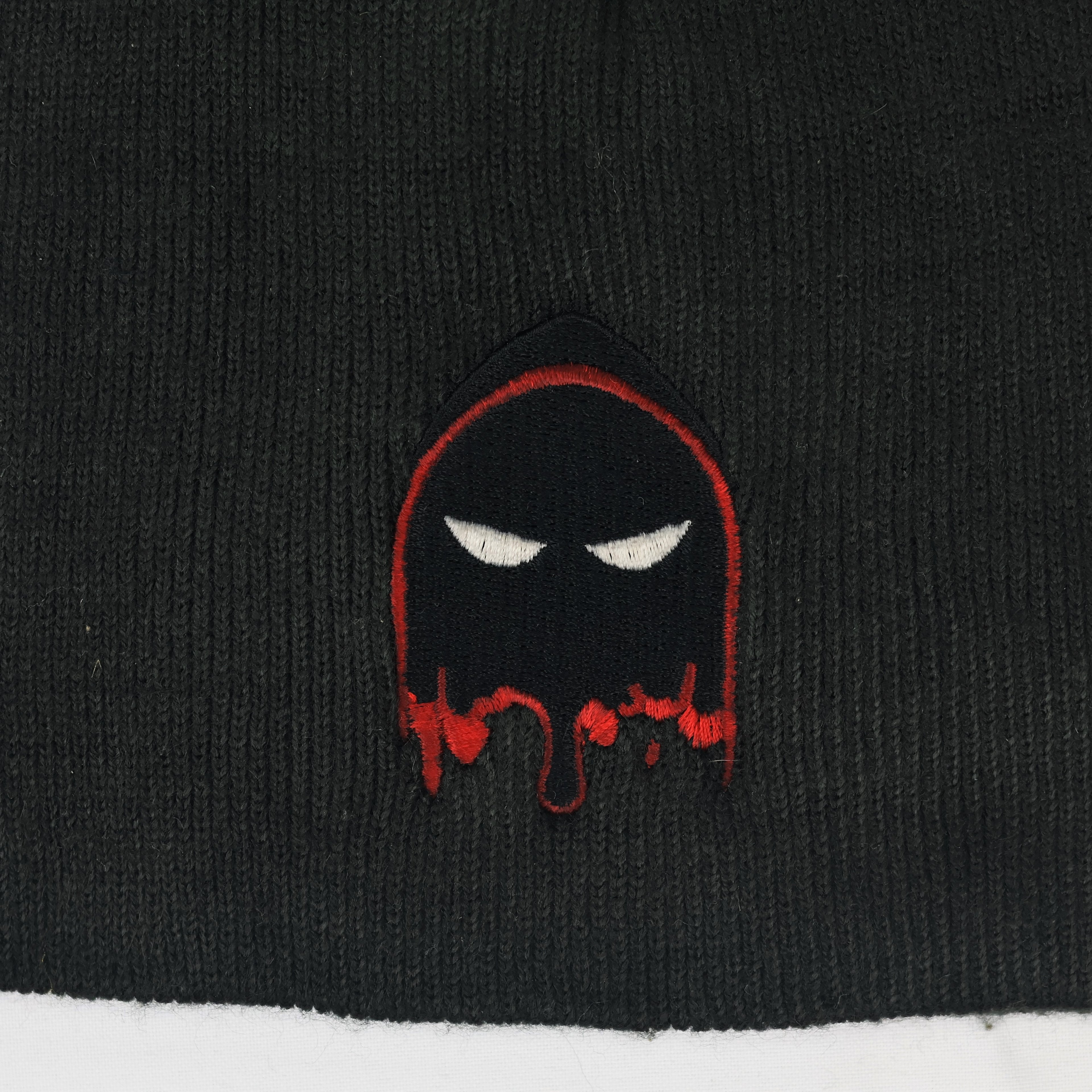Solid Black Port & Company Kids Winter Thrifted Cap - Warm Knit Beanie