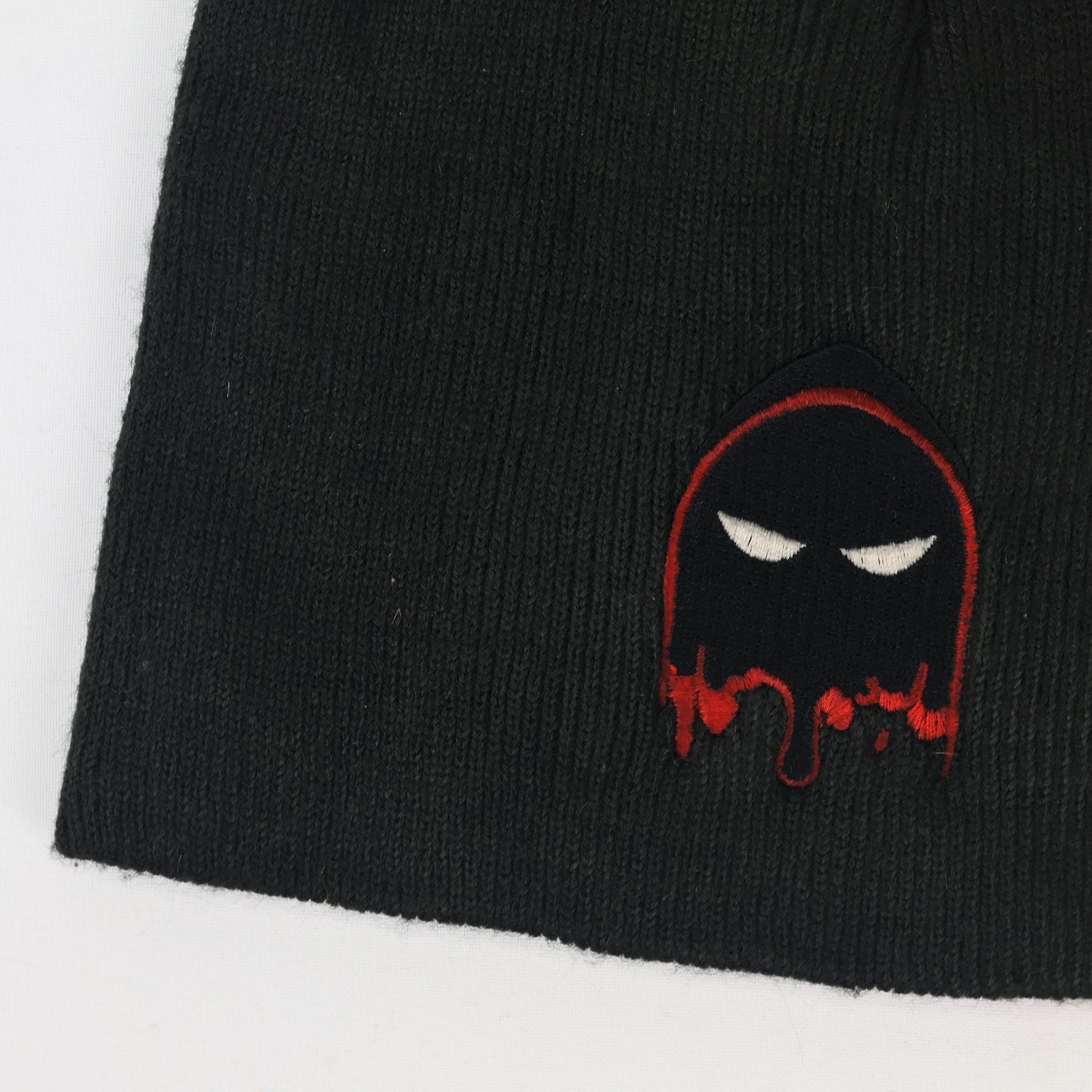 Solid Black Port & Company Kids Winter Thrifted Cap - Warm Knit Beanie