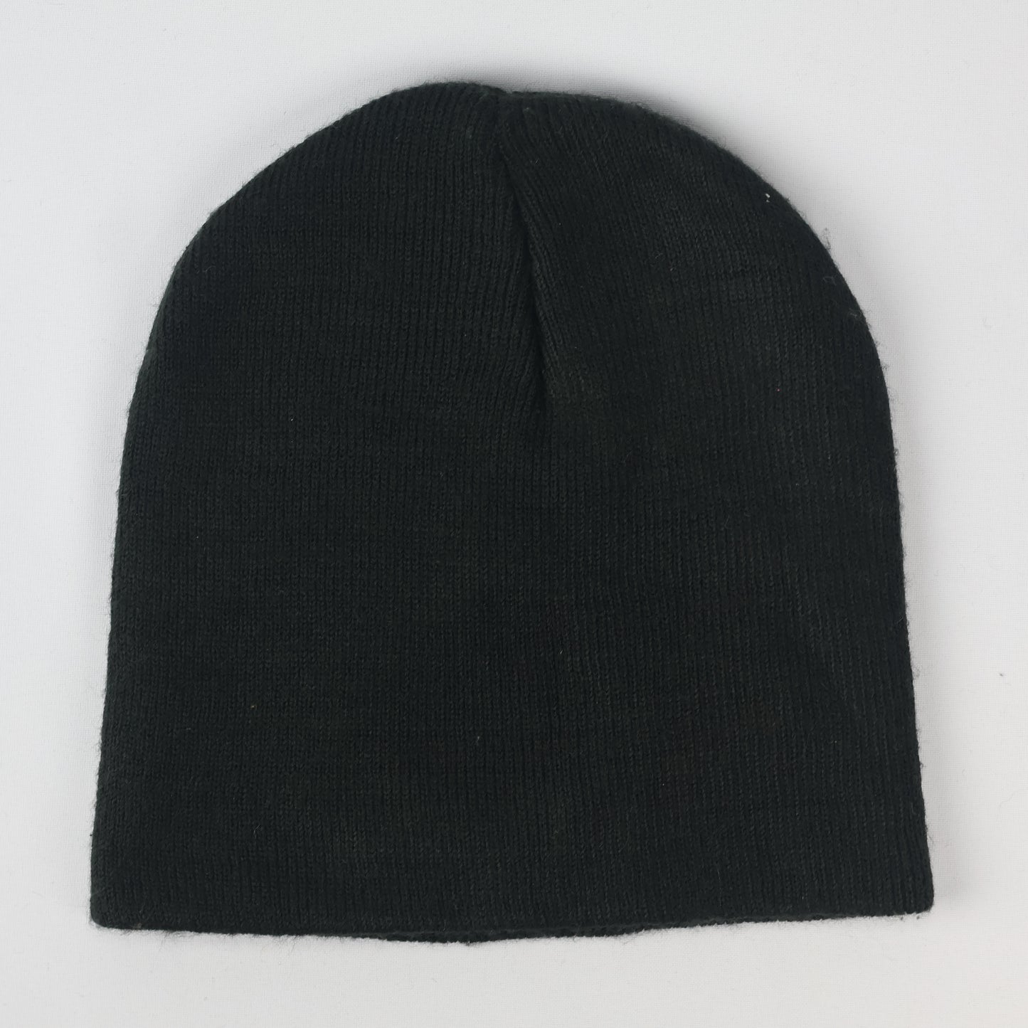Solid Black Port & Company Kids Winter Thrifted Cap - Warm Knit Beanie