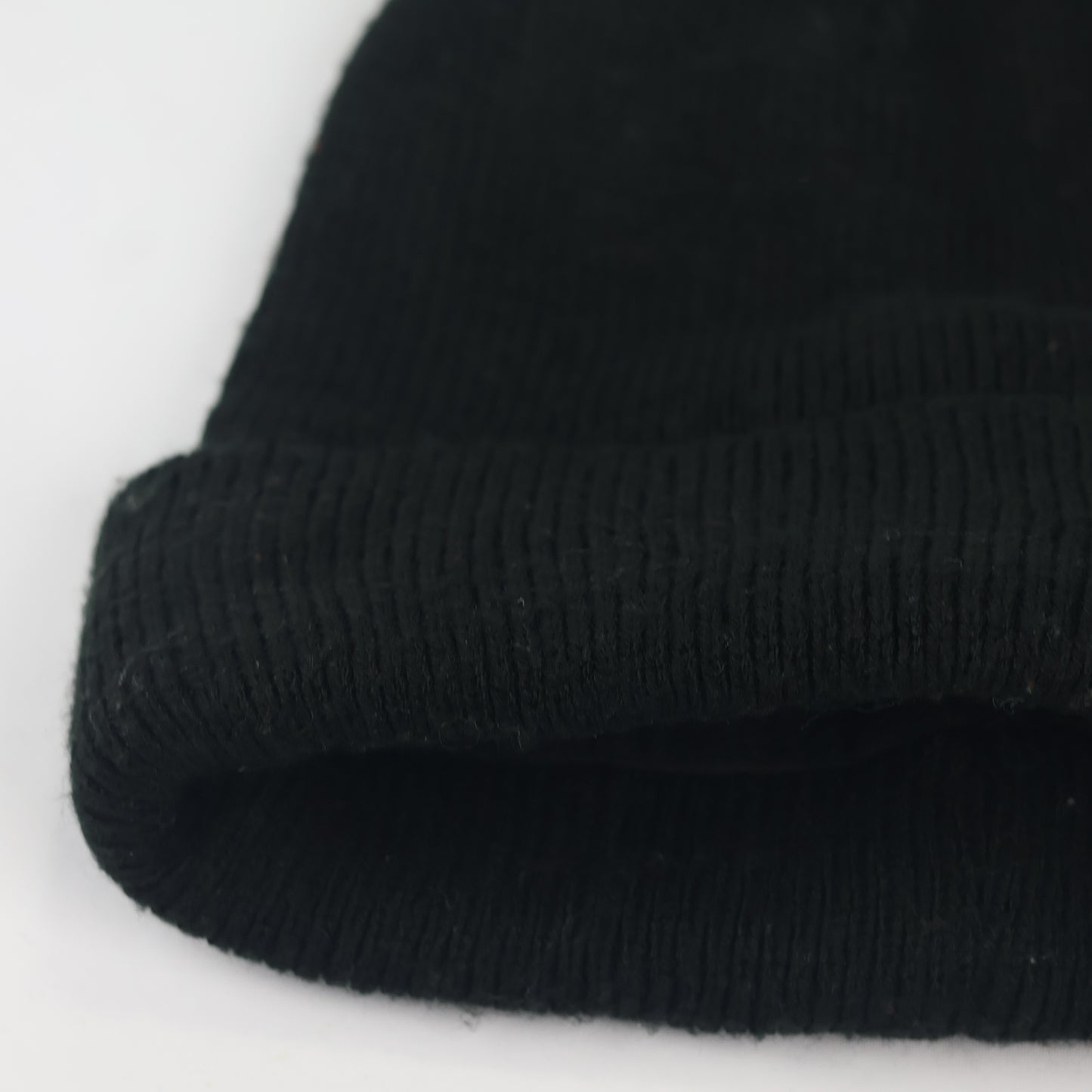 Karrimor Adult Unisex Black Ribbed Winter Thrifted Beanie - Classic Knit Cap
