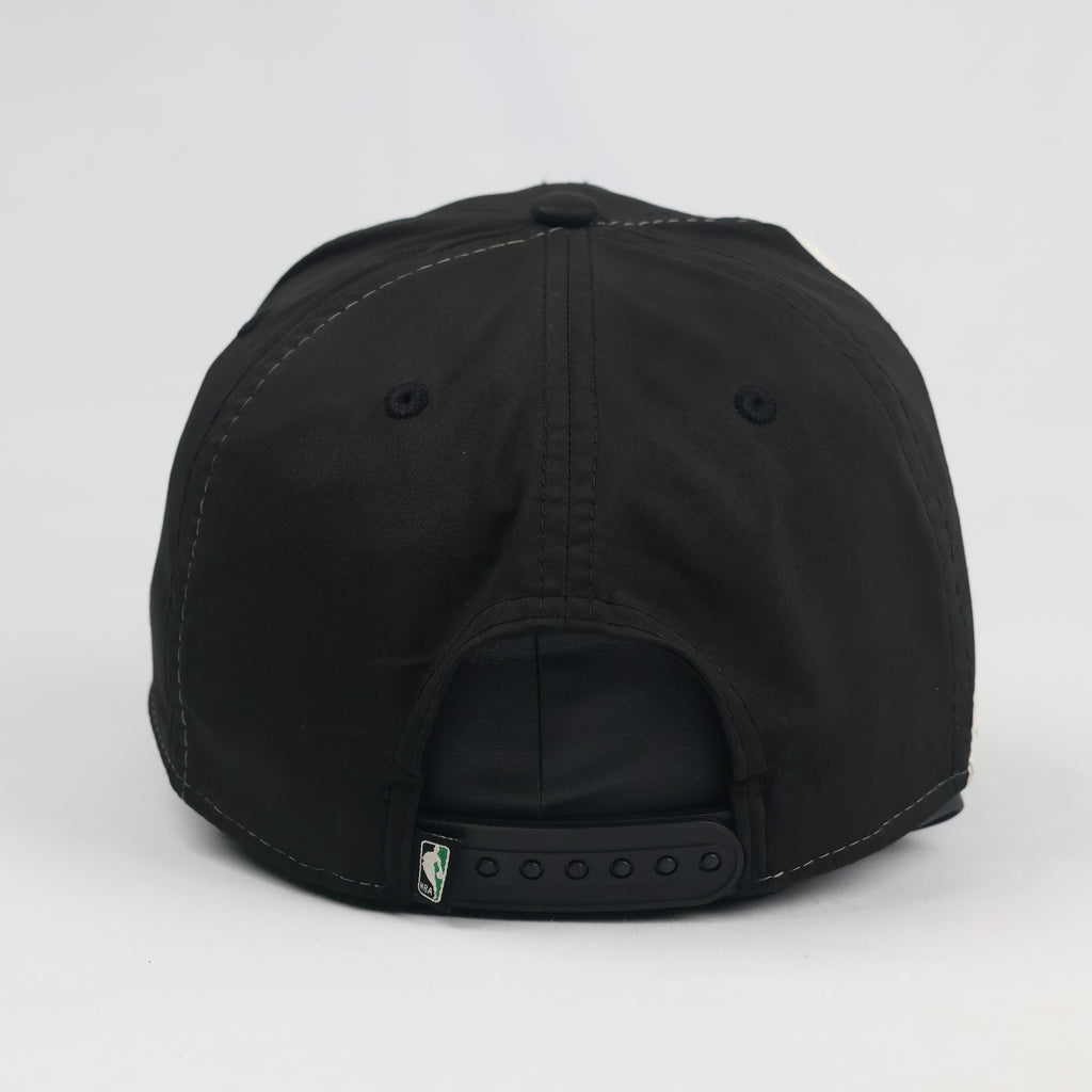 New Era 9FIFTY Boston Celtics Cap - Thrifted Black Snapback with Side Panel Print