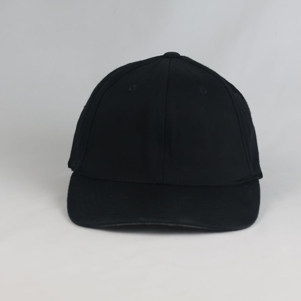 Thrifted Flexfit Yupoong Black Stretch-Fit Cap (Size 59–61 cm) | 10878