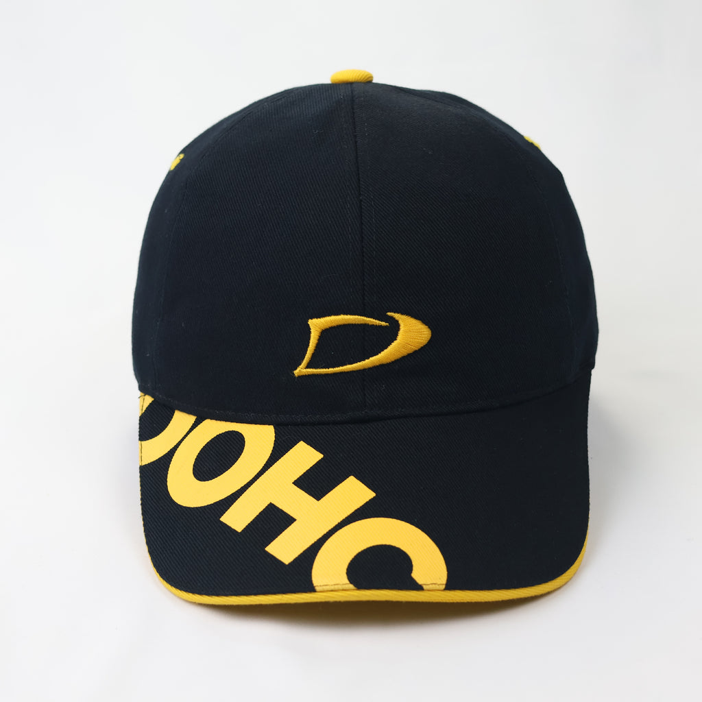 DOHC Racing Heritage Embroidered Black & Yellow Baseball Cap