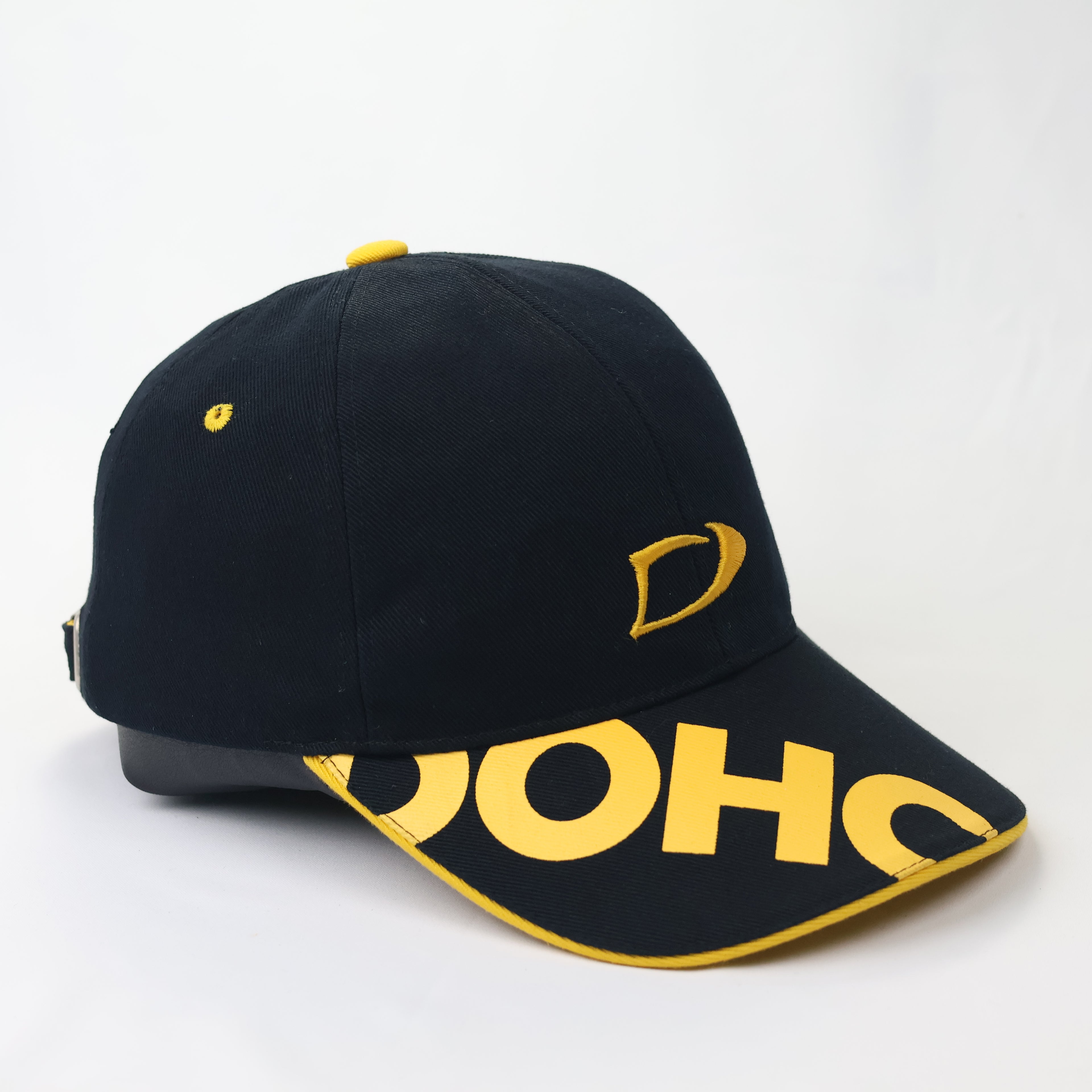 DOHC Racing Heritage Embroidered Black & Yellow Baseball Cap