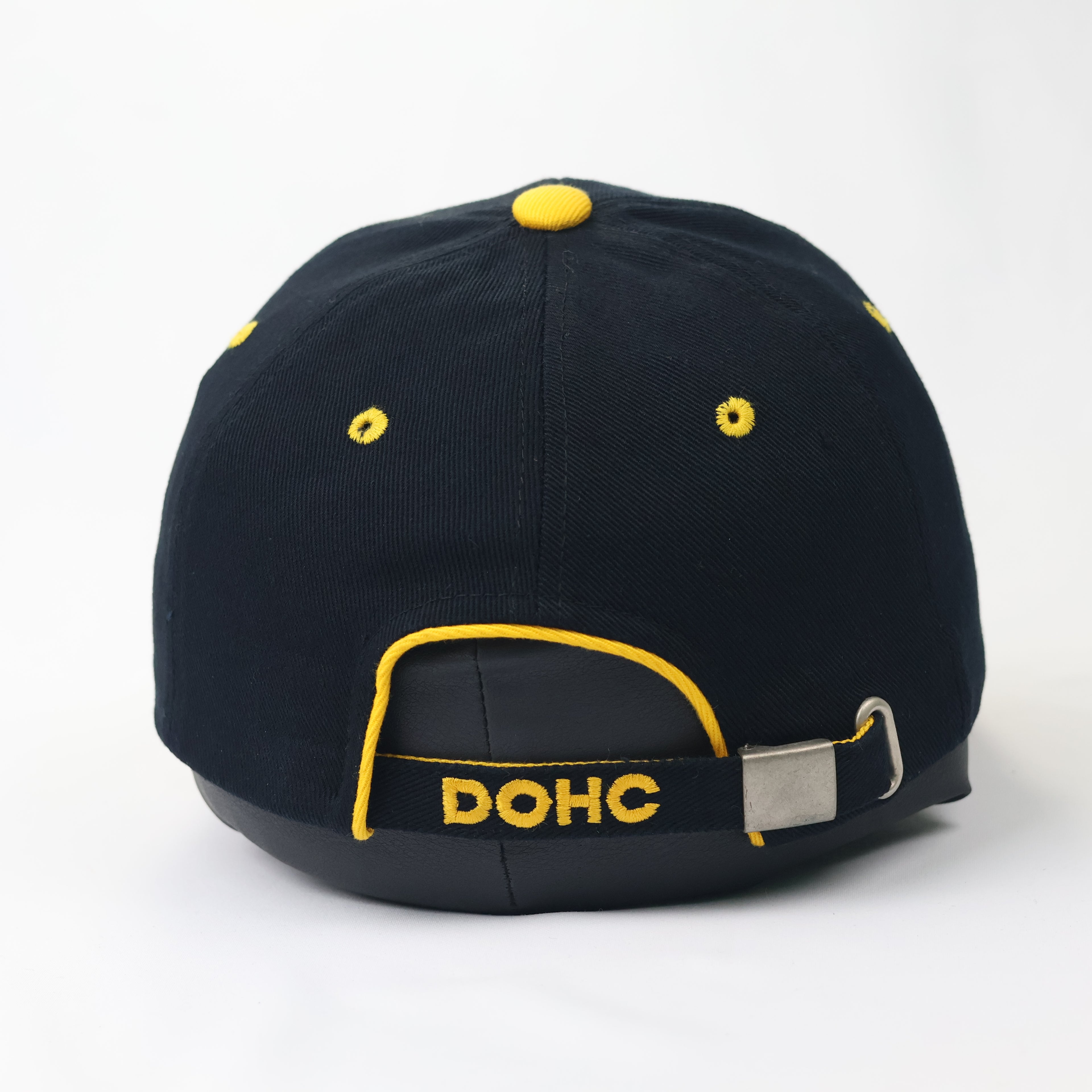 DOHC Racing Heritage Embroidered Black & Yellow Baseball Cap