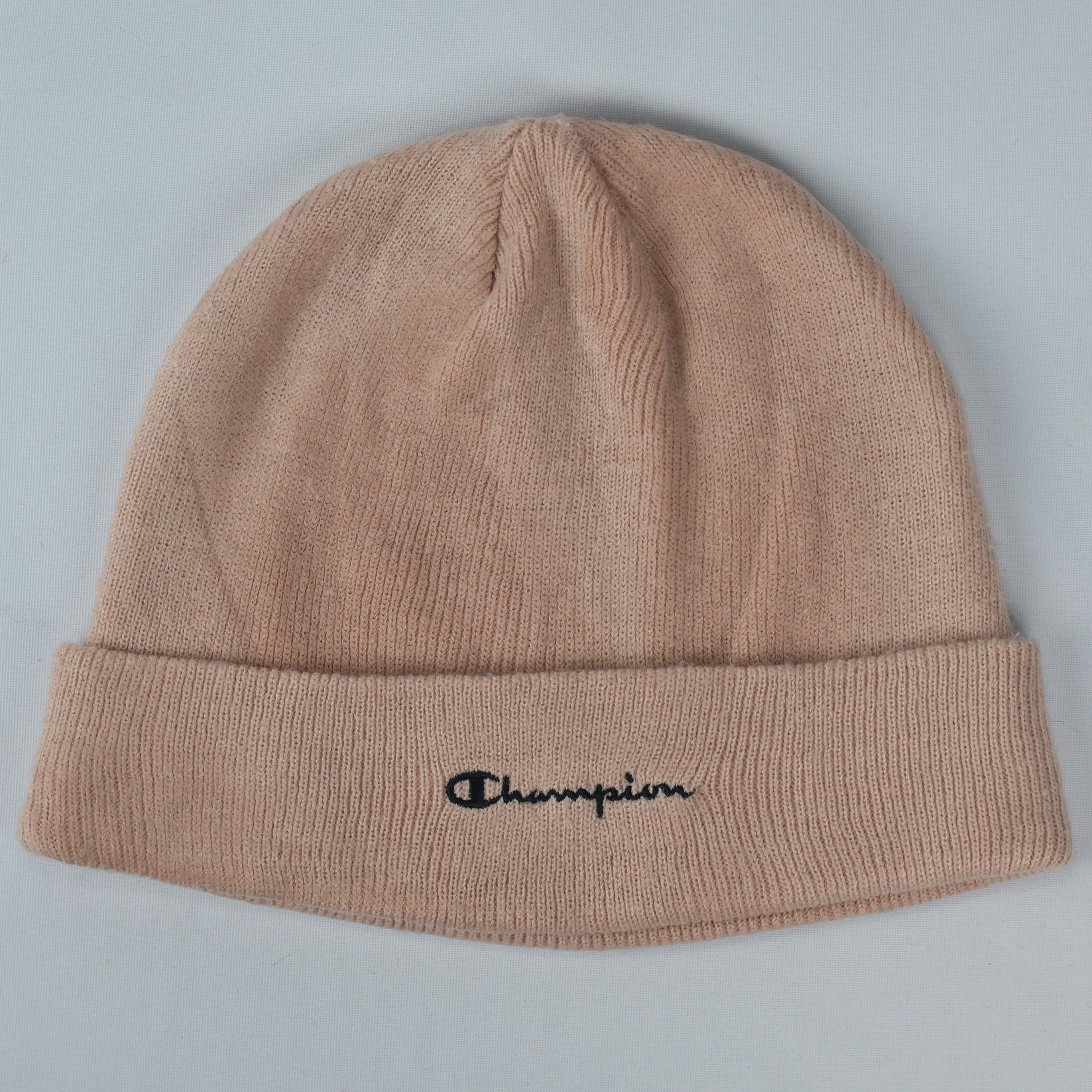 Authentic Champion Embroidered Script Logo Beanie - One Size Adult Cap