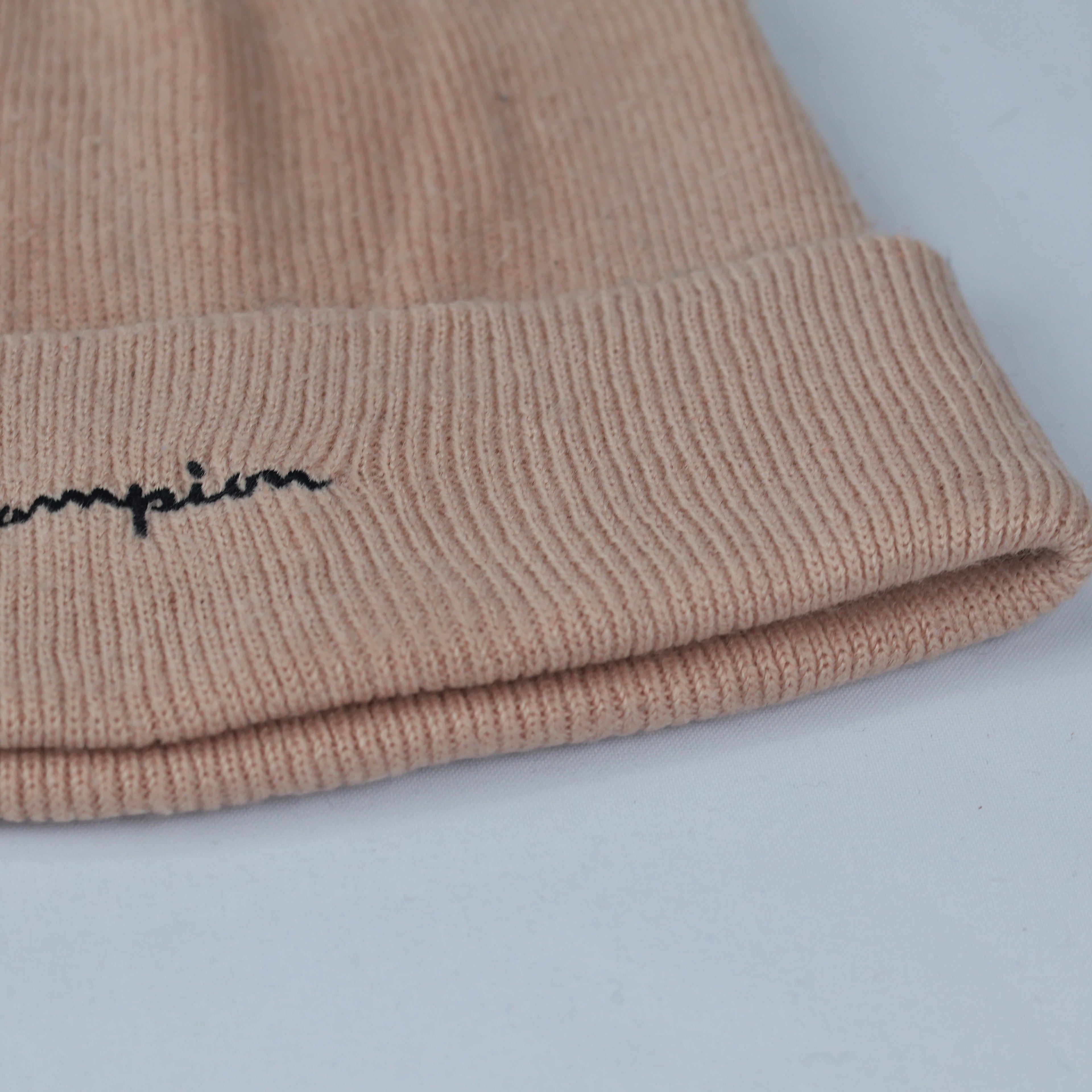 Authentic Champion Embroidered Script Logo Beanie - One Size Adult Cap