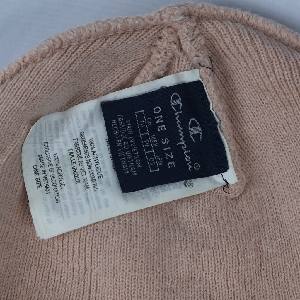 Authentic Champion Embroidered Script Logo Beanie - One Size Adult Cap