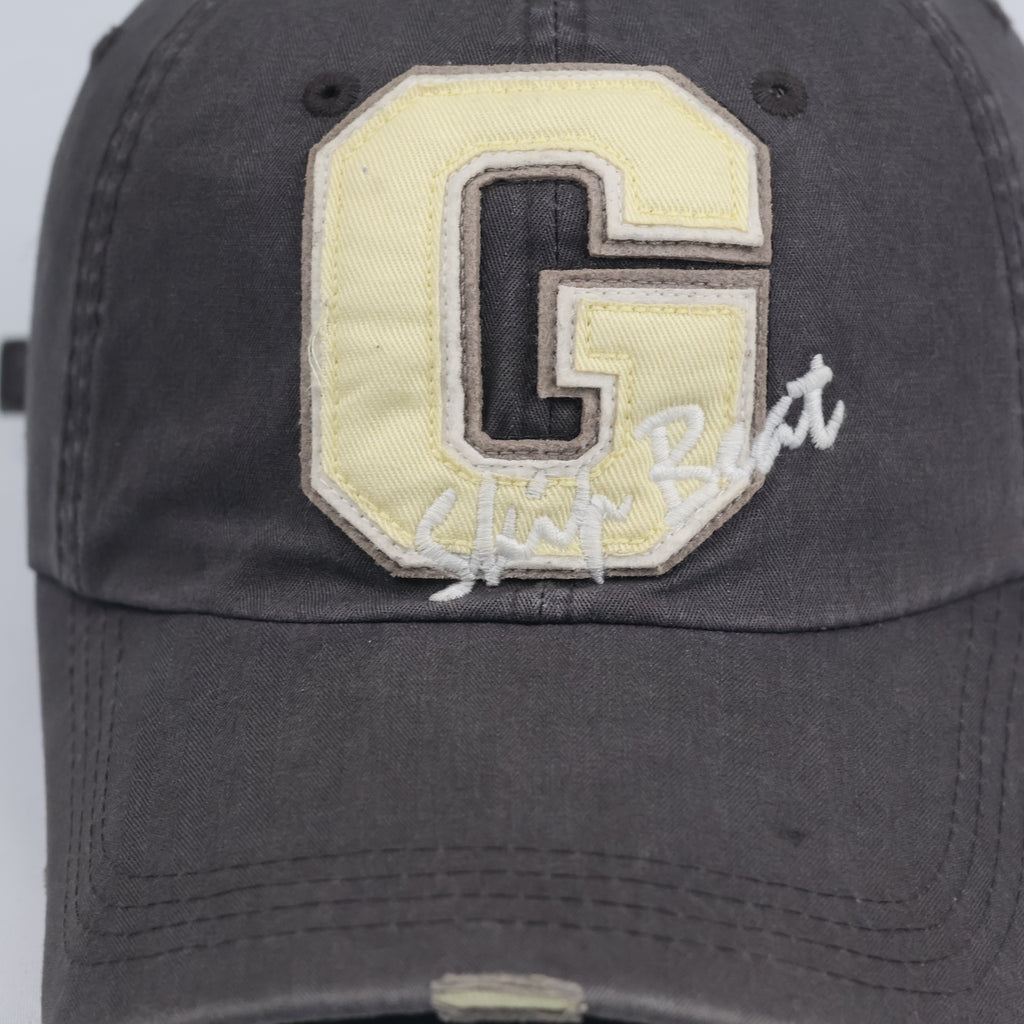 Rock 'N Blue Good Sound Embroidered Cap - Charcoal Gray Thrifted Hat
