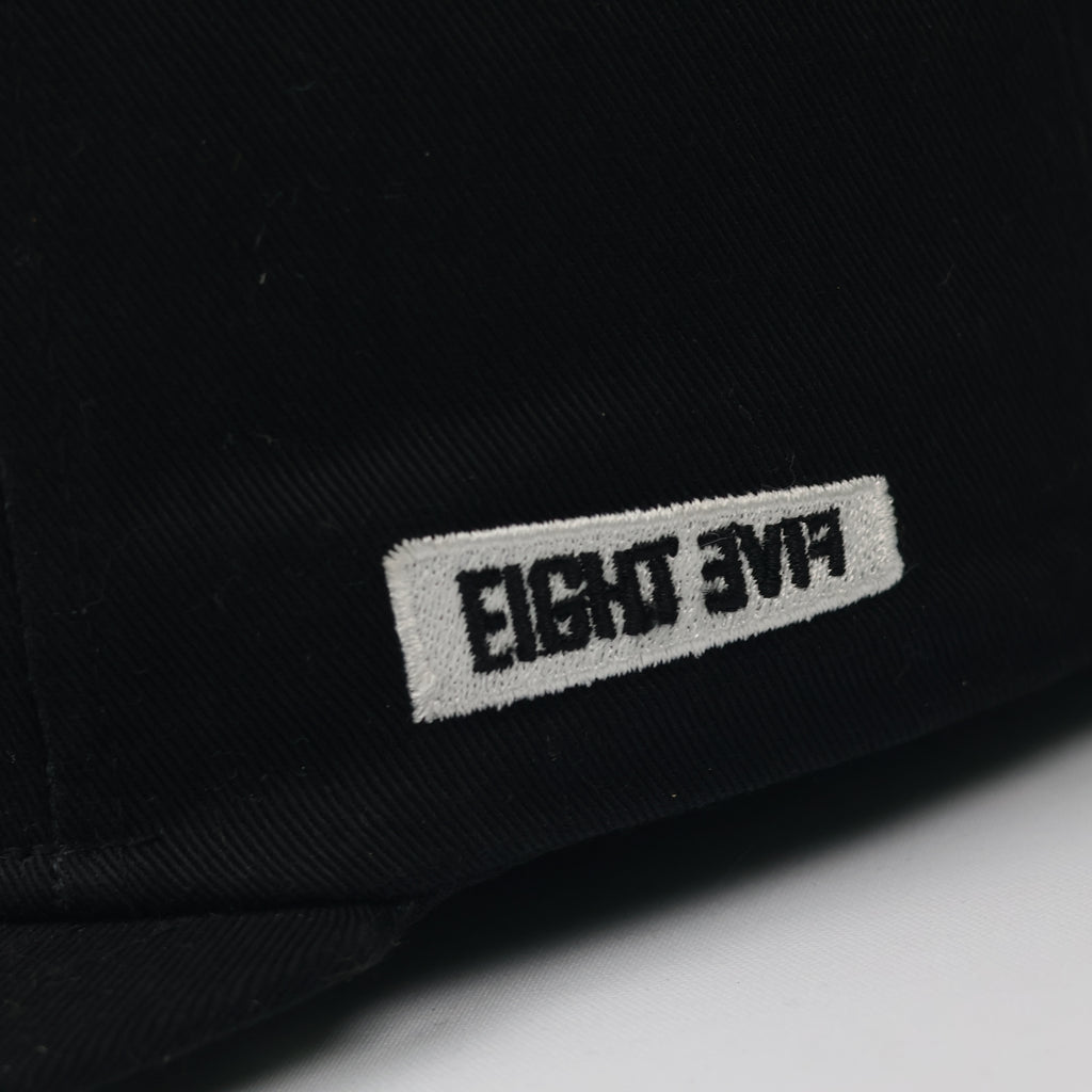 Eight Five "F**kin' Problems" Black Snapback Hat - Streetwear Graphic Cap