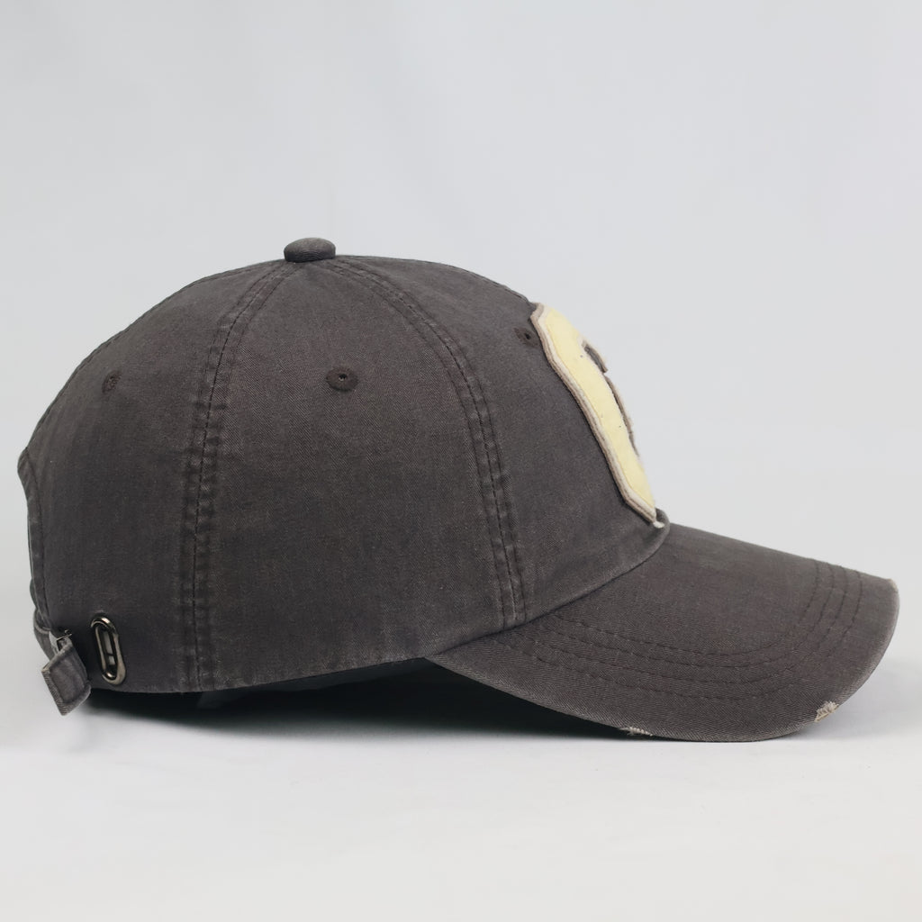 Rock 'N Blue Good Sound Embroidered Cap - Charcoal Gray Thrifted Hat
