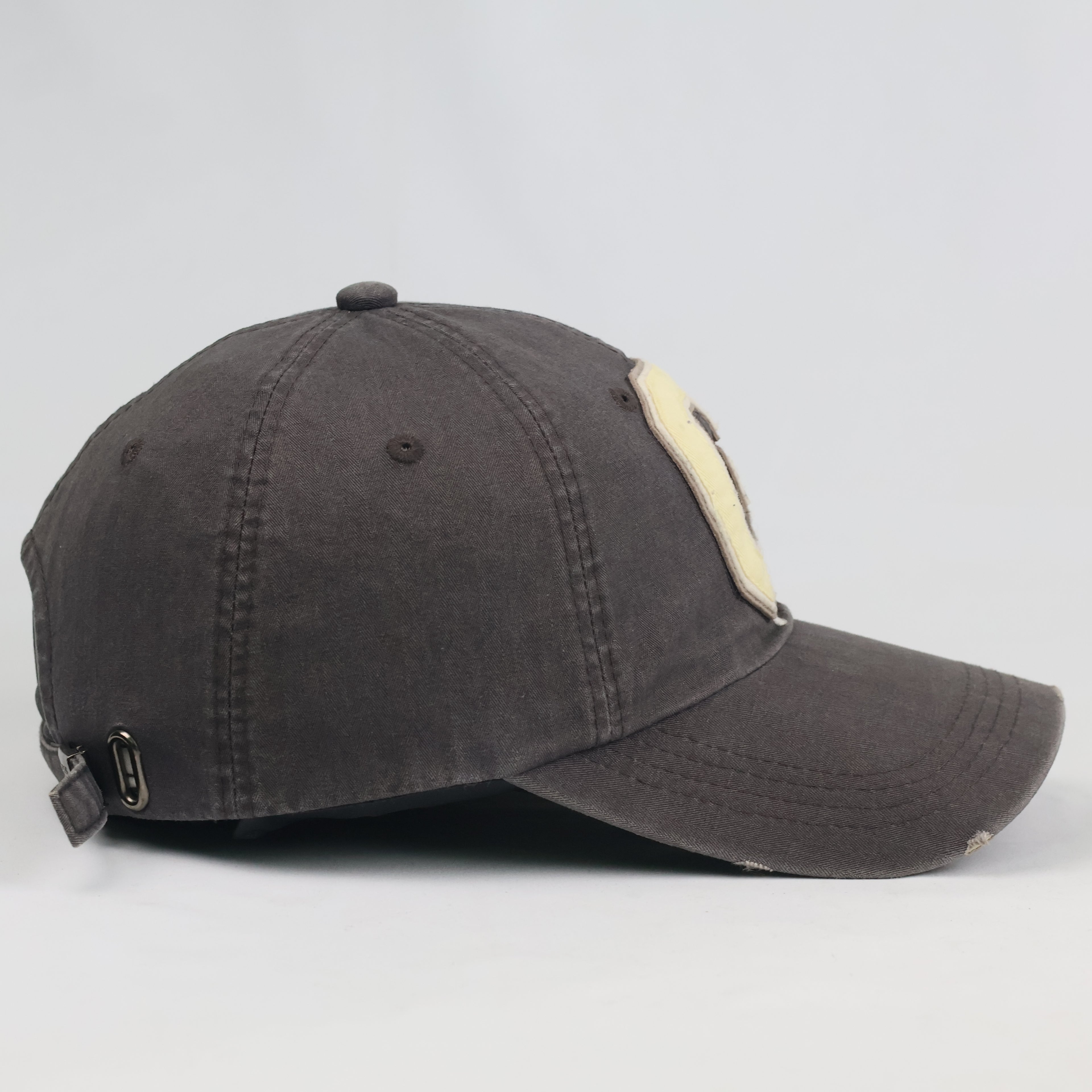 Rock 'N Blue Good Sound Embroidered Cap - Charcoal Gray Thrifted Hat