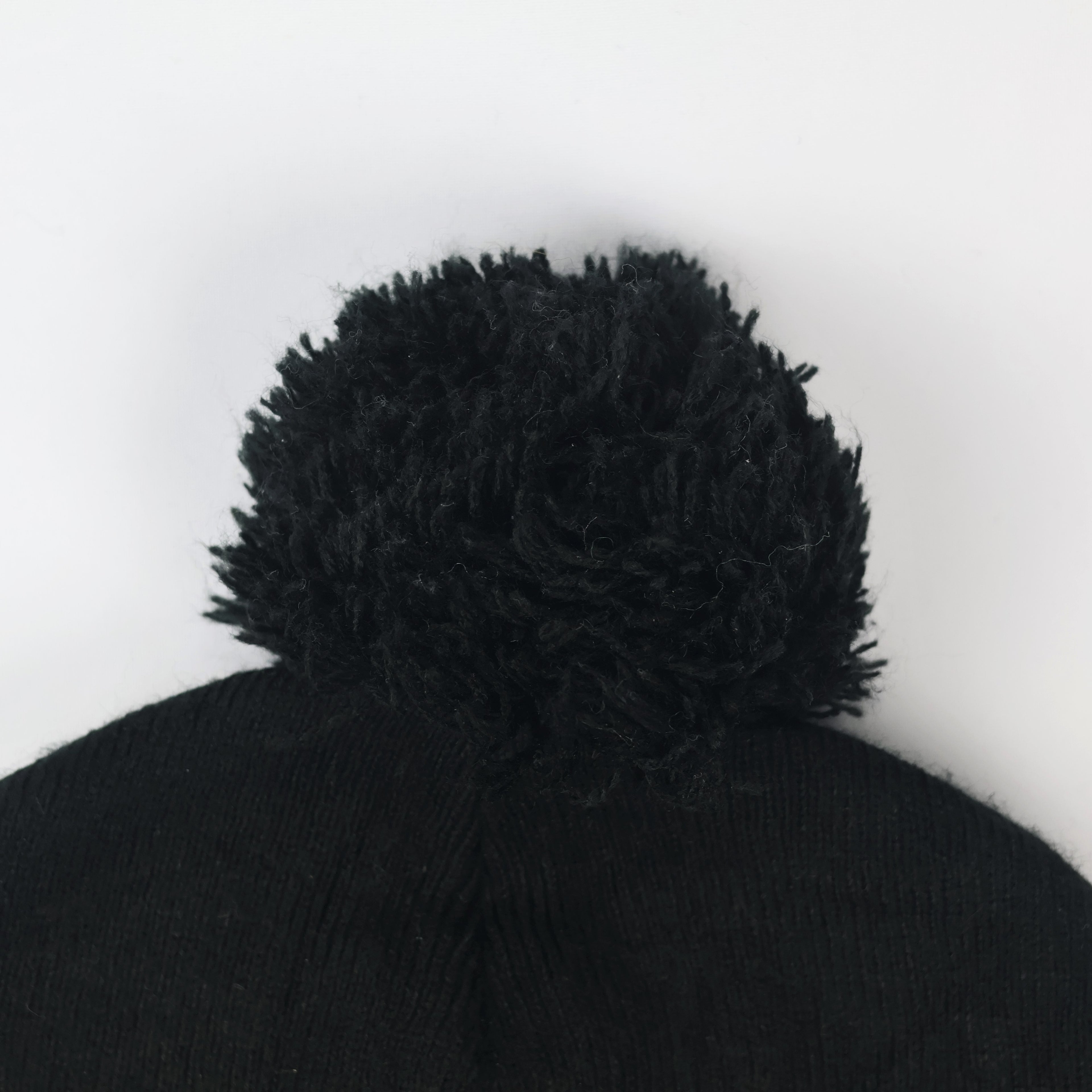 Adidas Adult Unisex Leopard Print Pom Thrifted Beanie - Black and Grey Winter Hat