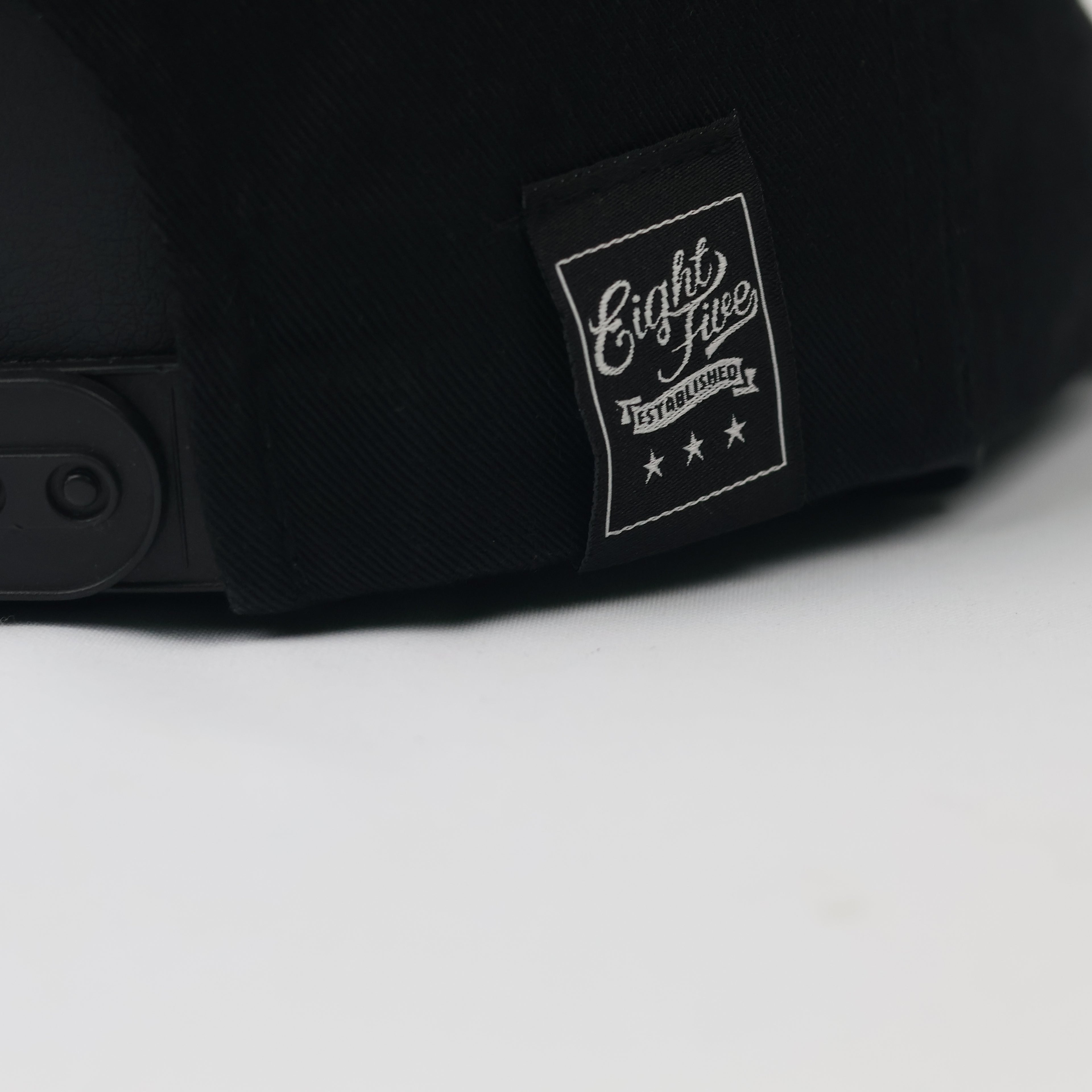 Eight Five "F**kin' Problems" Black Snapback Hat - Streetwear Graphic Cap