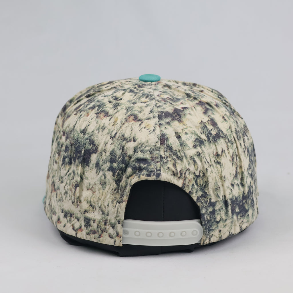 Thrifted Vintage Ei Pyöri Finnish Graphic Cap - Abstract Pattern Flat Bill Hat