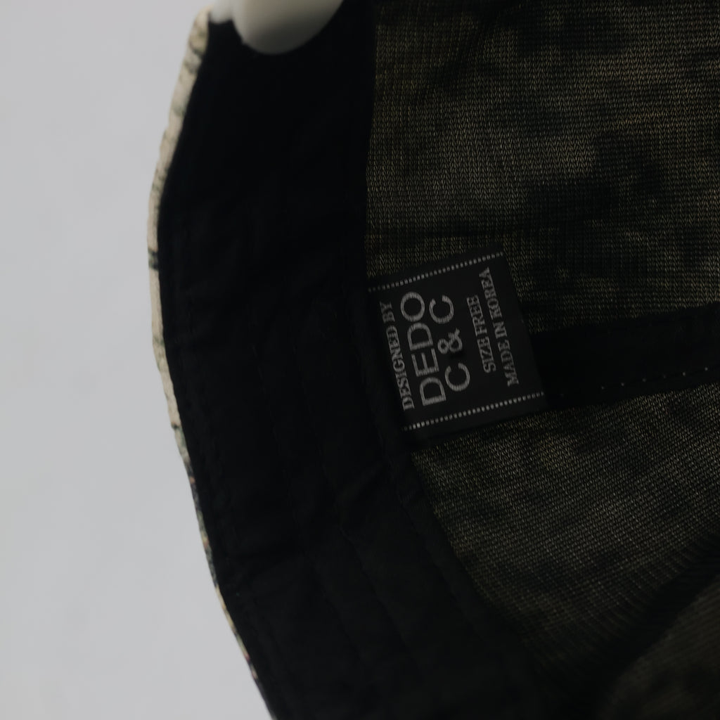 Thrifted Vintage Ei Pyöri Finnish Graphic Cap - Abstract Pattern Flat Bill Hat