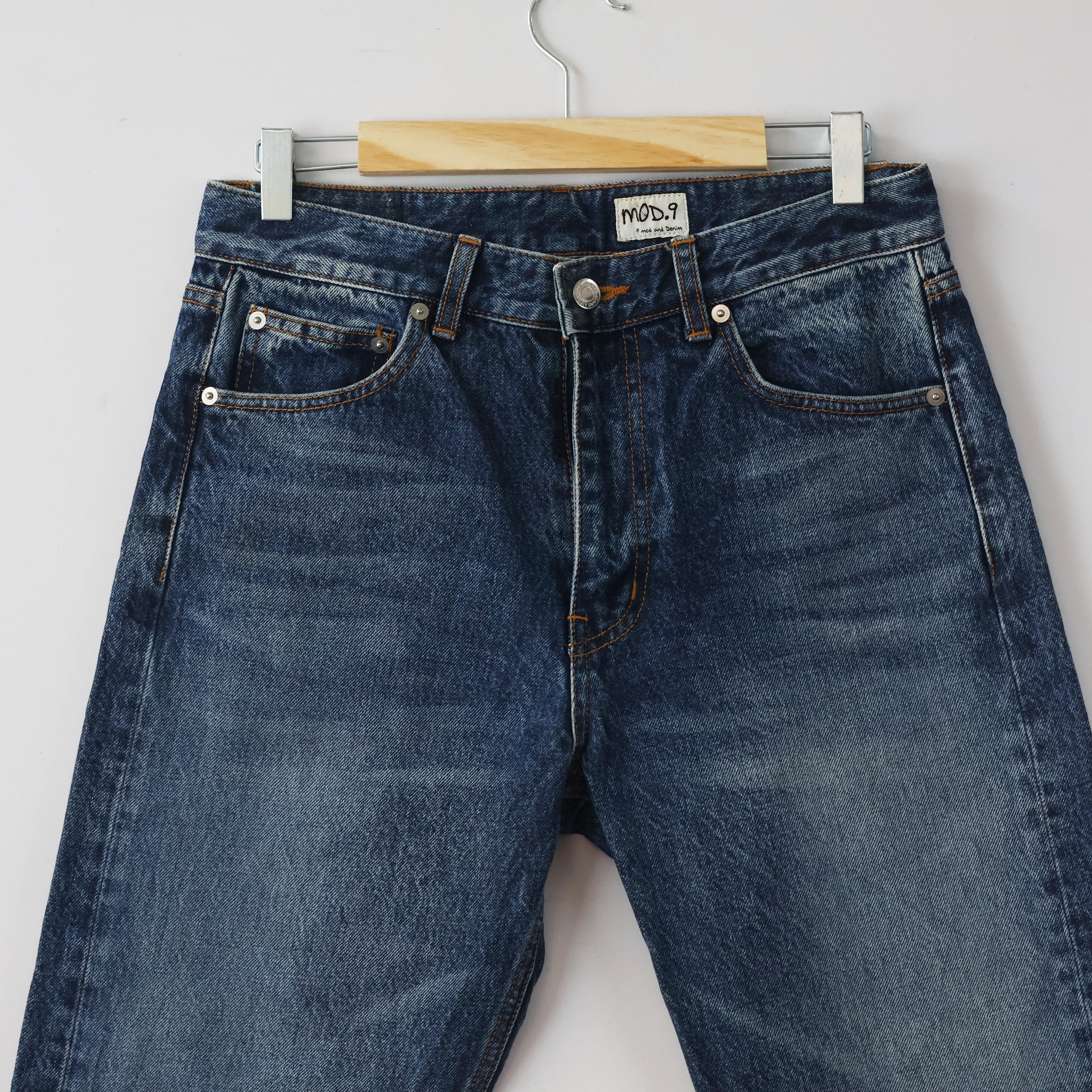 Thrifted Men's MOD.9 Classic Casual Denim Trousers Waist 30/ J1074