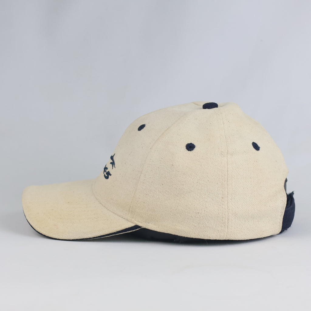 Thrifted Vintage US Basic Mazda MX-5 Embroidered Beige Baseball Cap (57-58 cm) | 11012