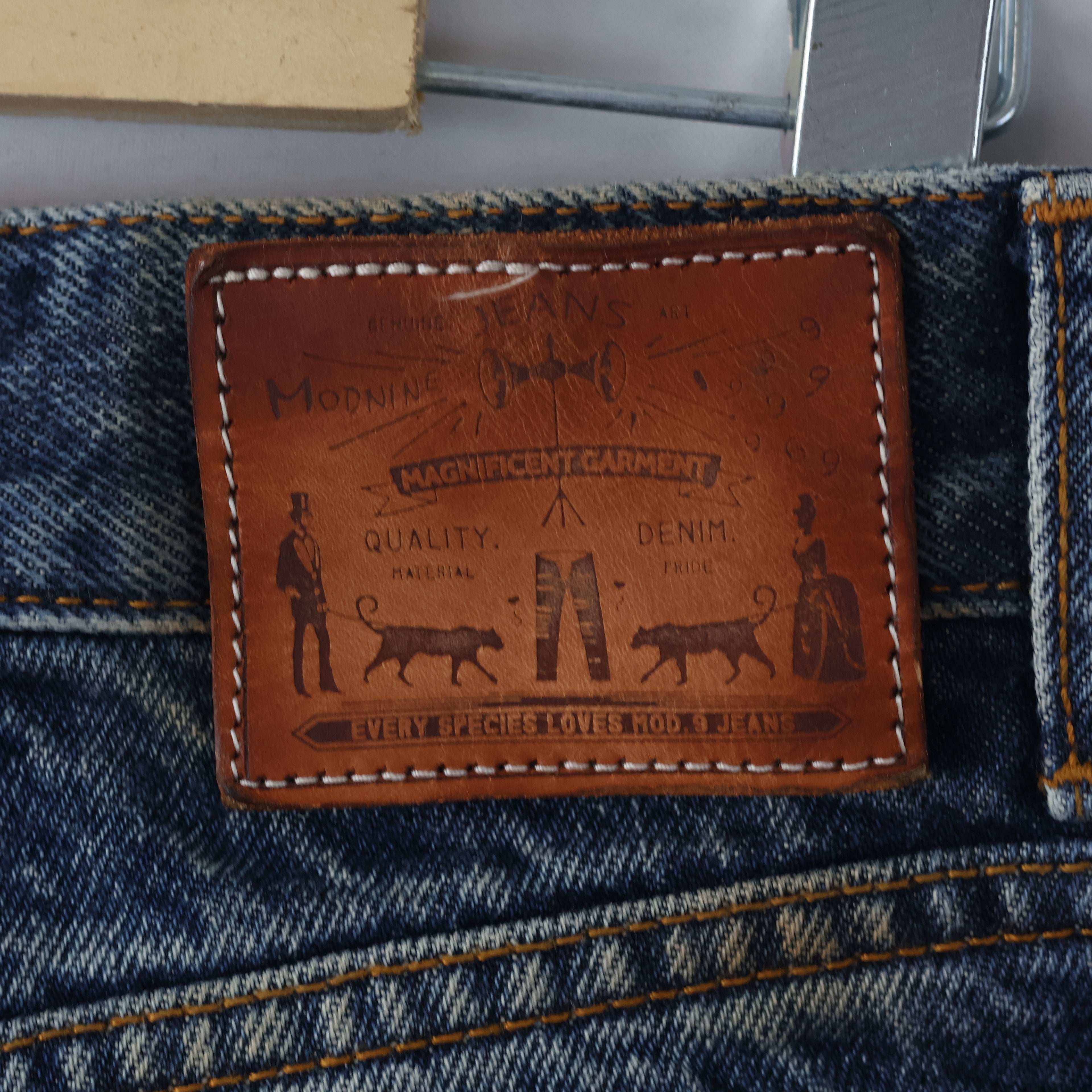 Thrifted Men's MOD.9 Classic Casual Denim Trousers Waist 30/ J1074