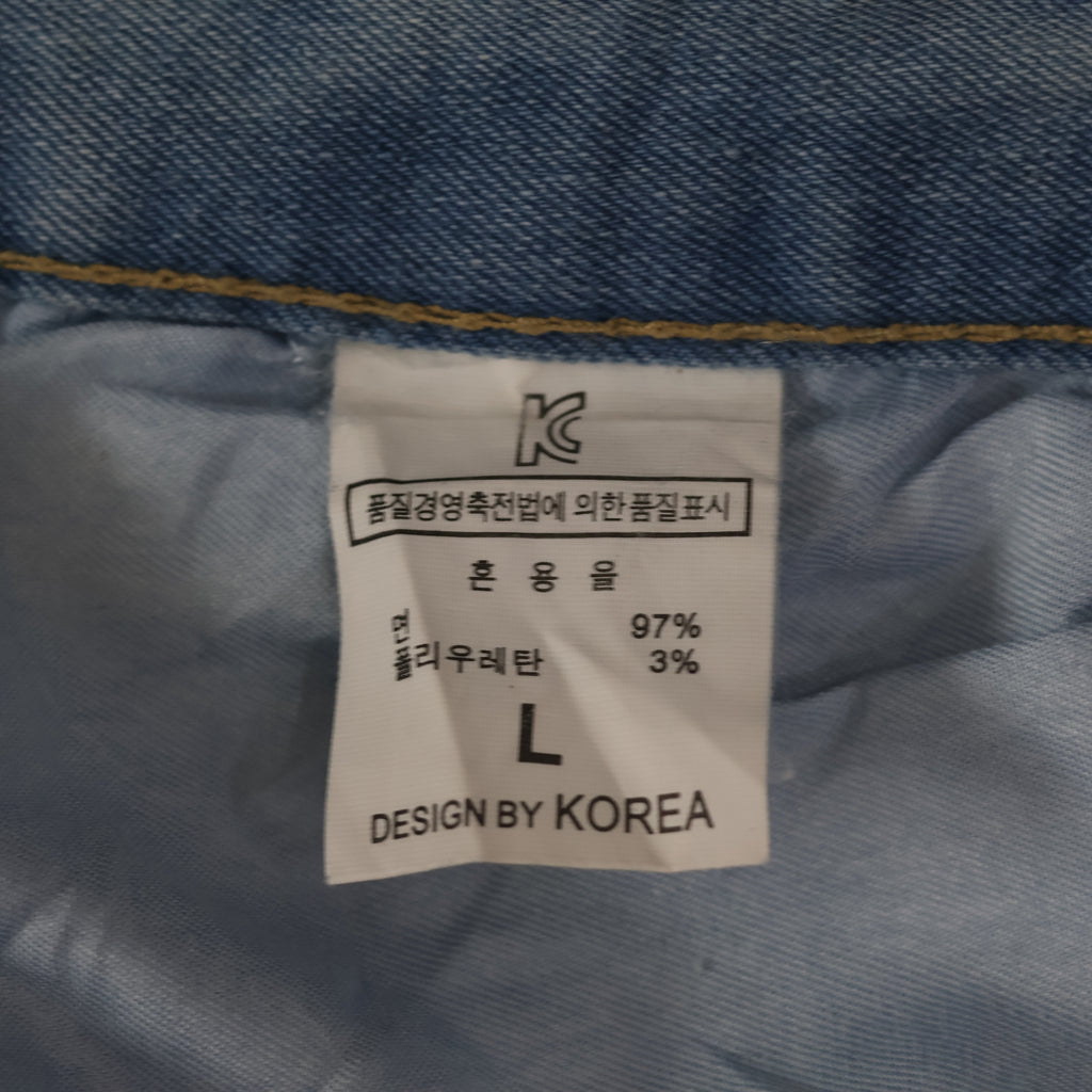 Thrifted Men's Diva Jean Comfort Fit Light Blue Denim Waist: 32/ J1077
