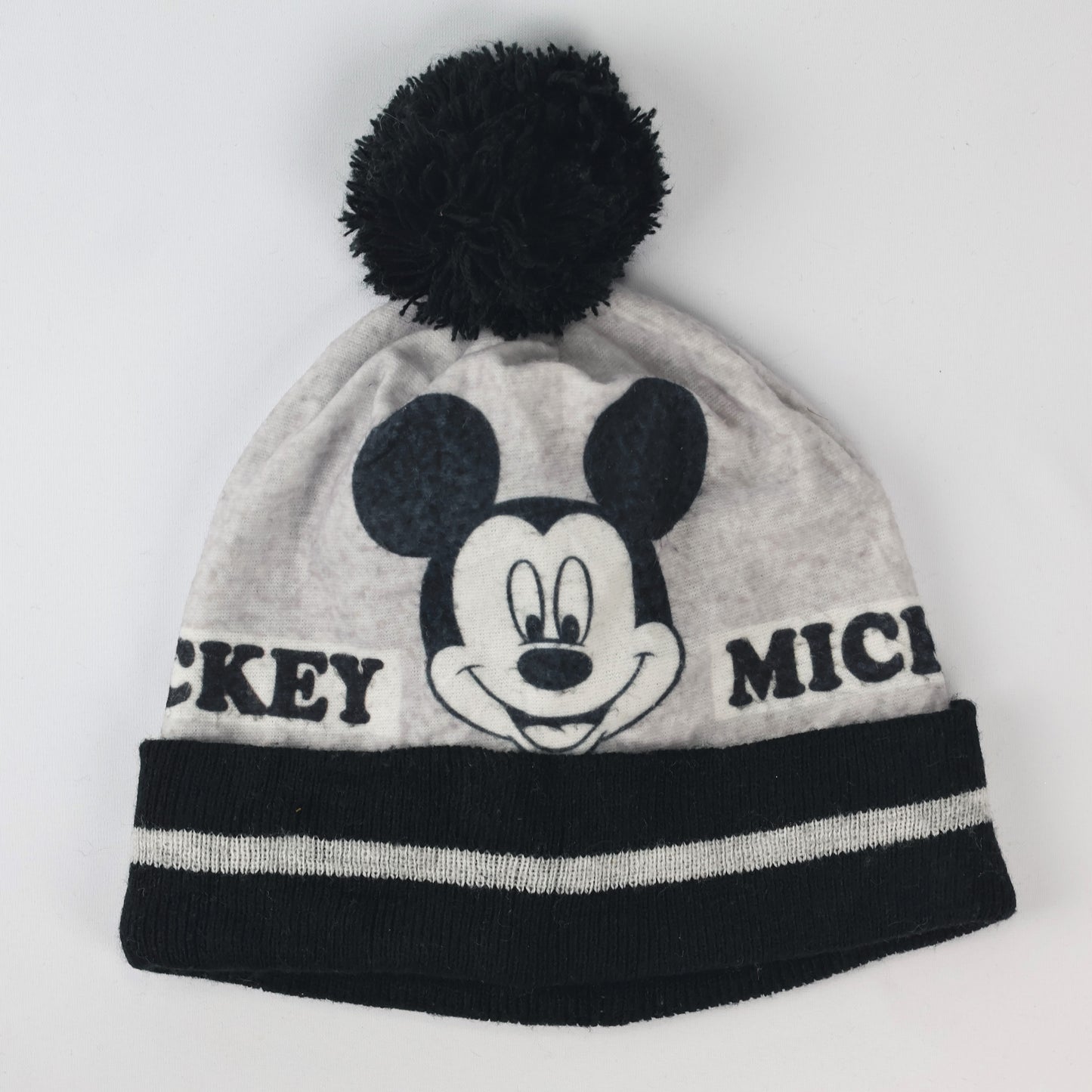 Official Disney Junior Mickey Mouse Cuffed Thrifted Beanie - Warm Winter Cap