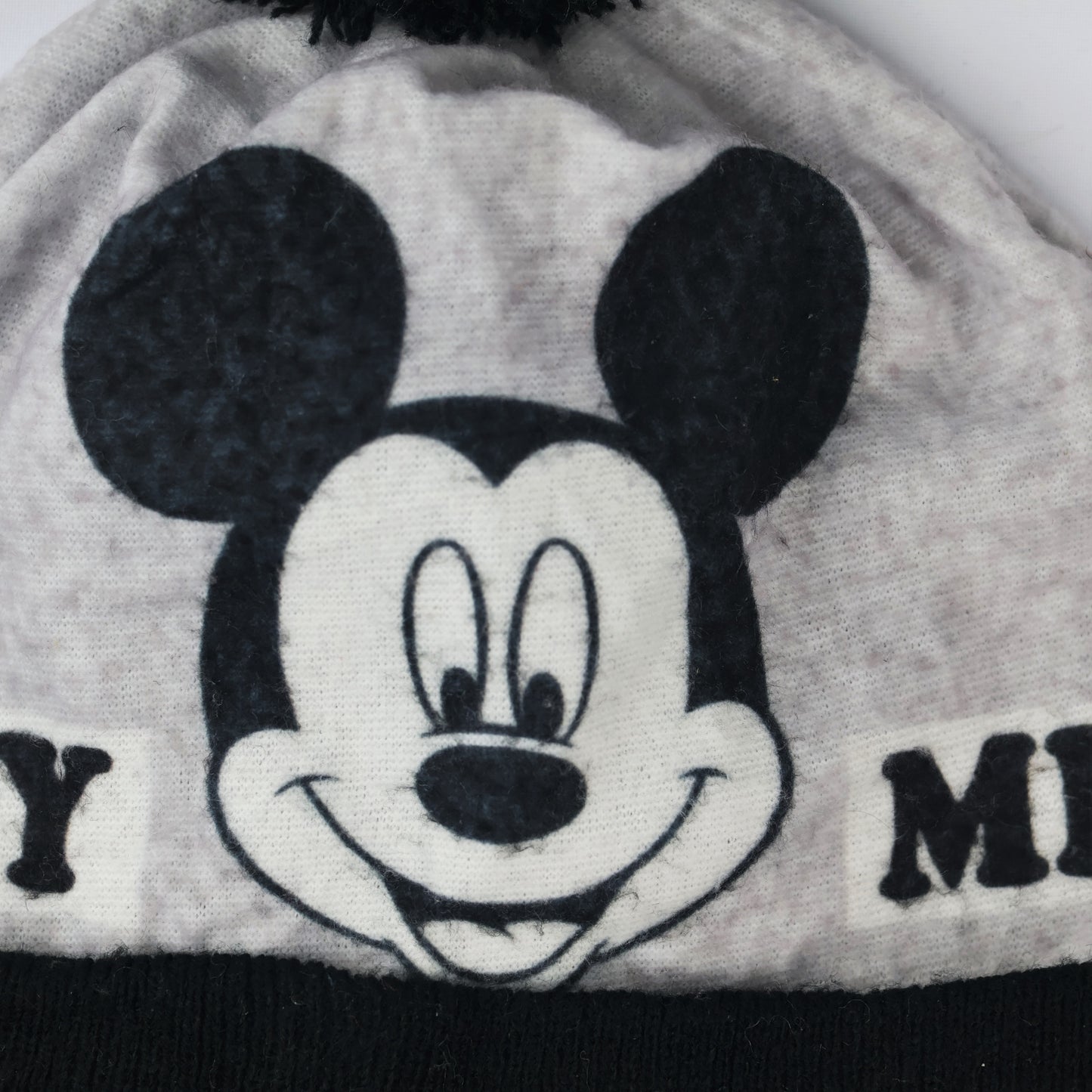 Official Disney Junior Mickey Mouse Cuffed Thrifted Beanie - Warm Winter Cap