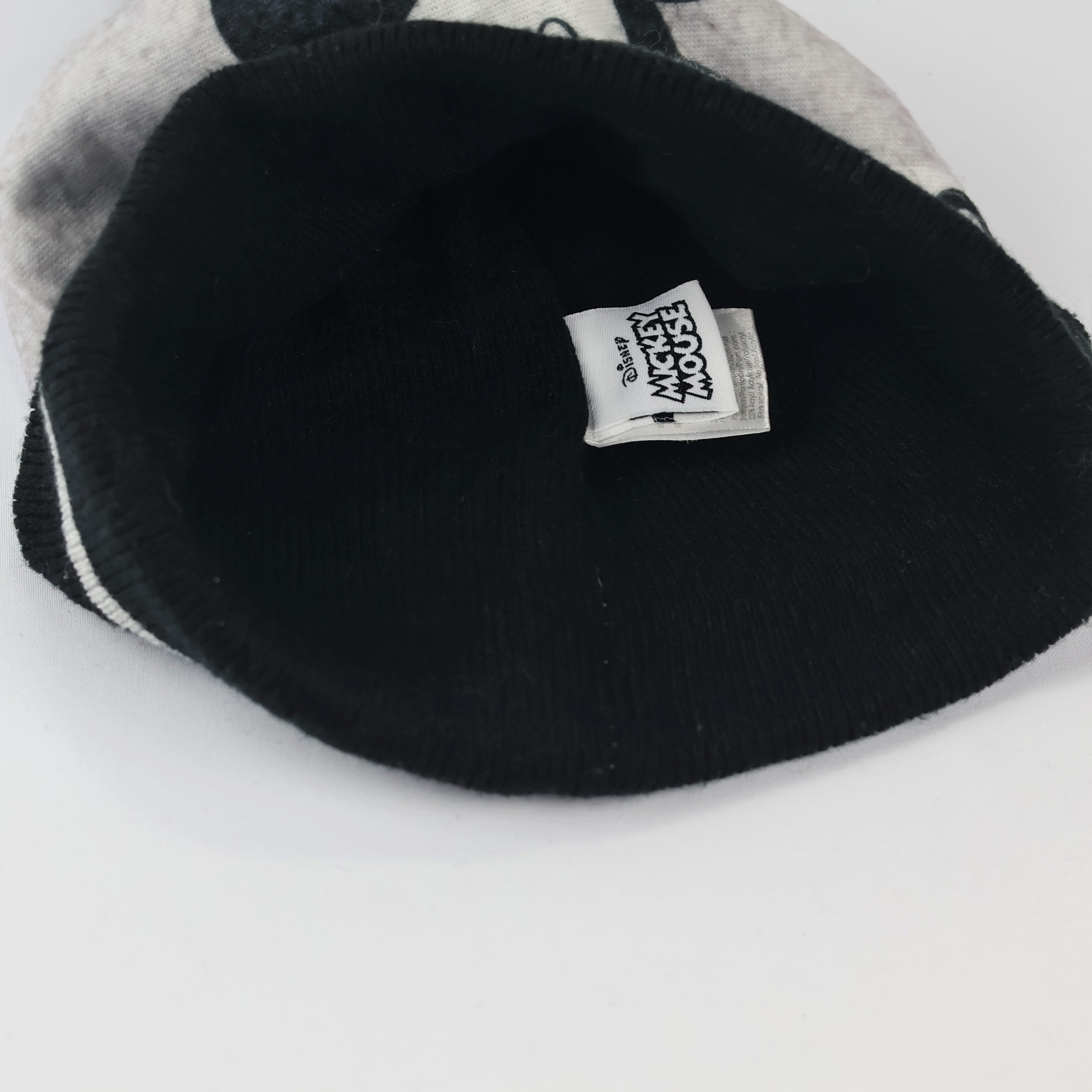 Official Disney Junior Mickey Mouse Cuffed Thrifted Beanie - Warm Winter Cap