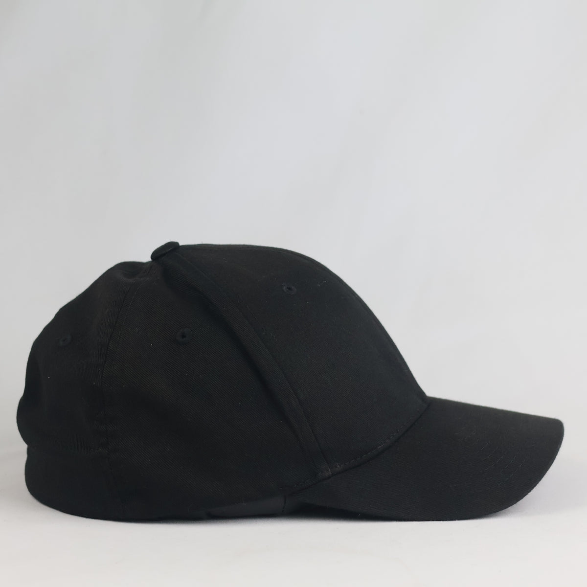 Thrifted  Flexfit Yupoong Black Stretch-Fit Cap (Size 58–60 cm) | 10865