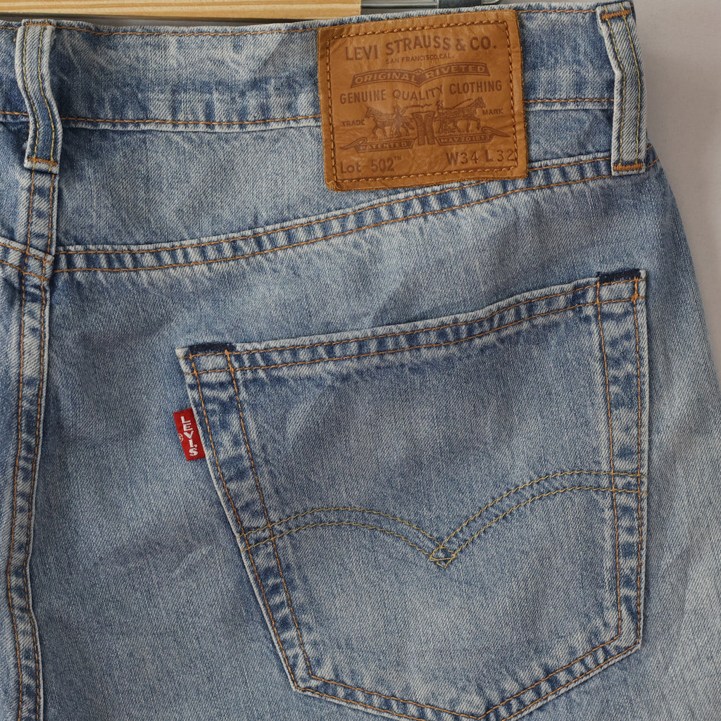 Thrifted Men's Levi's 502 Classic Regular Tapered Denim Waist:36/ J1079