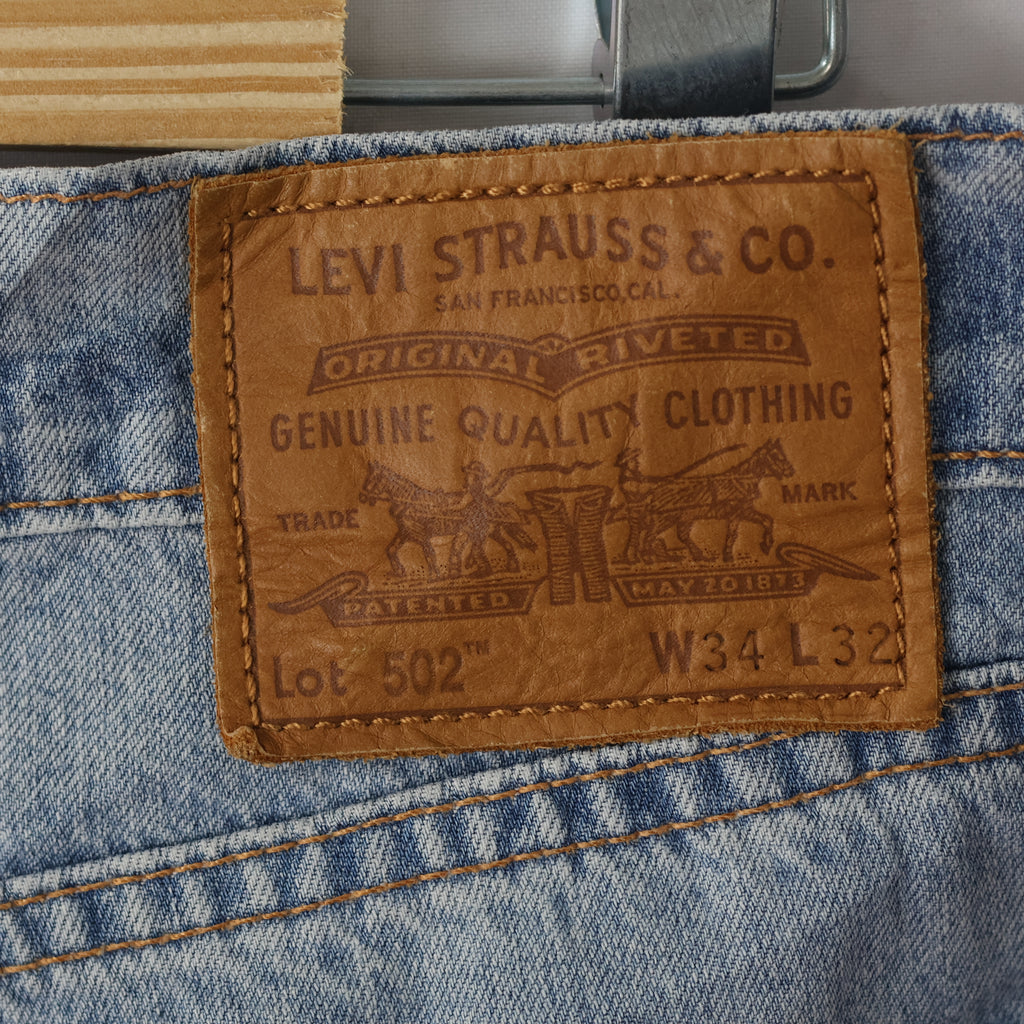 Thrifted Men's Levi's 502 Classic Regular Tapered Denim Waist:36/ J1079