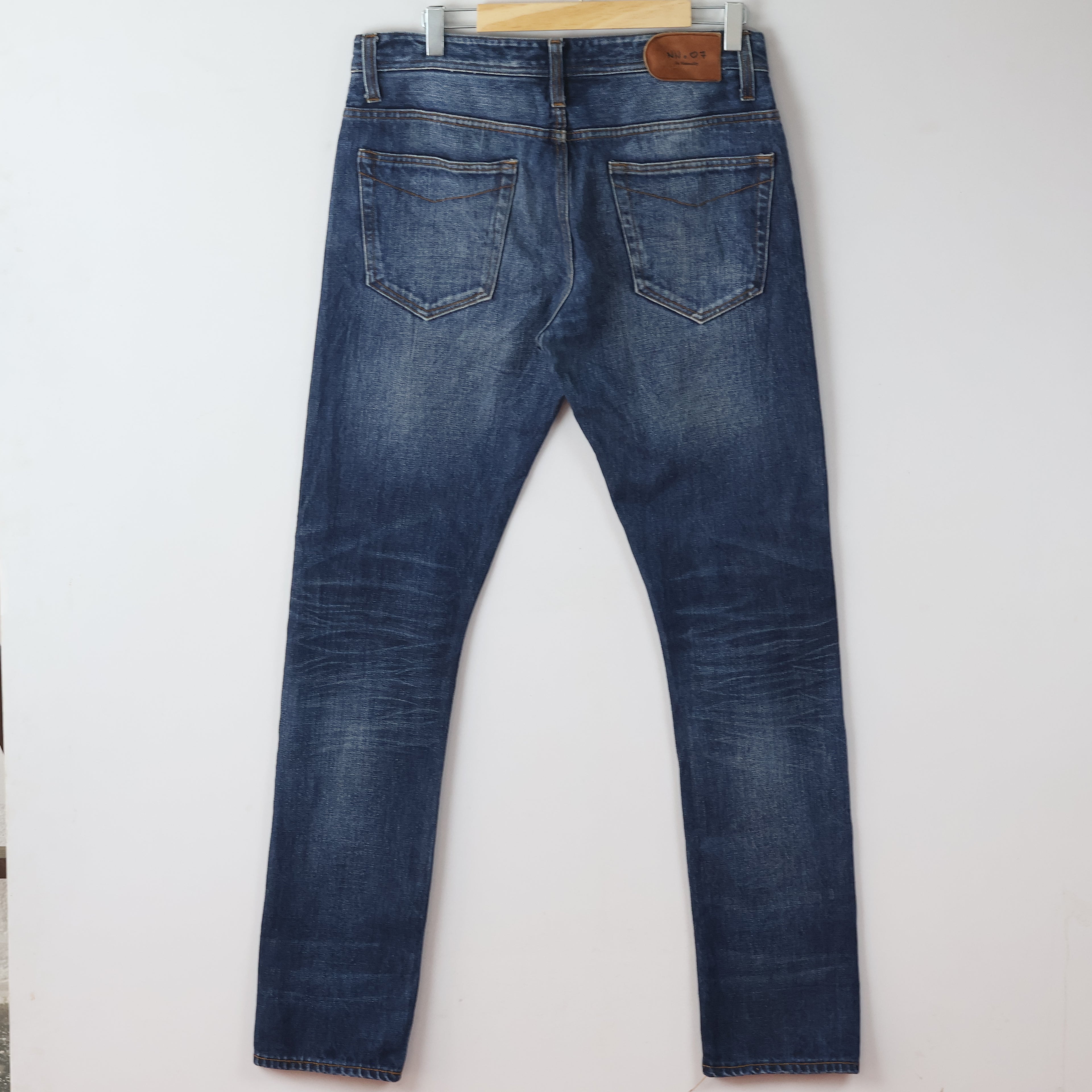 Thrifted Men's NN.07 James Classic Blue Denim Trousers Waist:33/ J1080