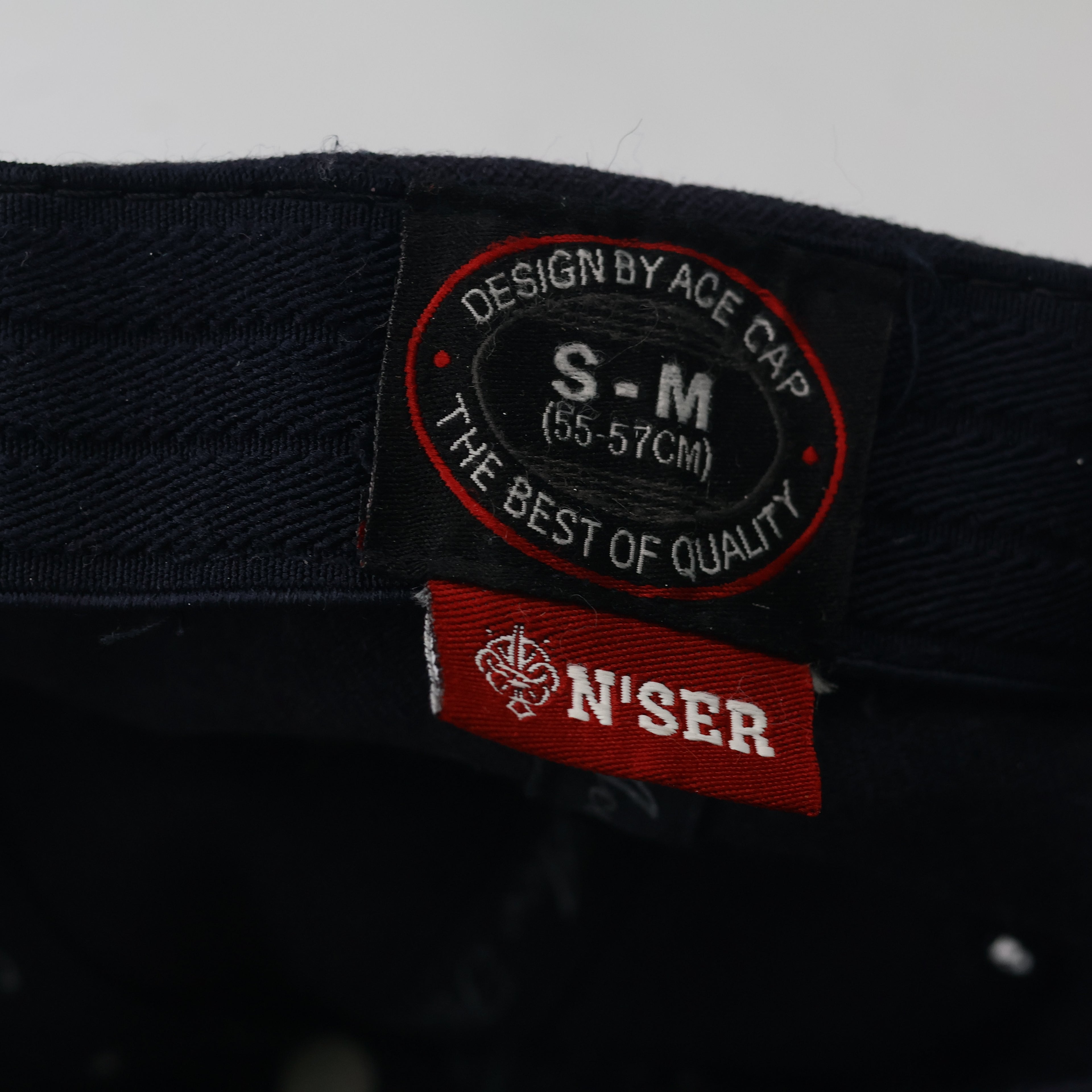 Boston "City of World" Navy Thrifted Basketball Cap - Small/Medium 56-57cm