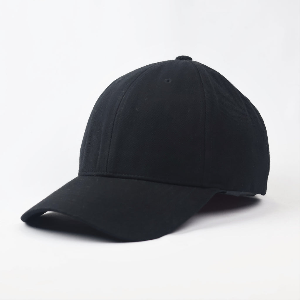 Chapter Eight Solid Black Baseball Thrifted Cap - Minimalist Korean Streetwear Hat