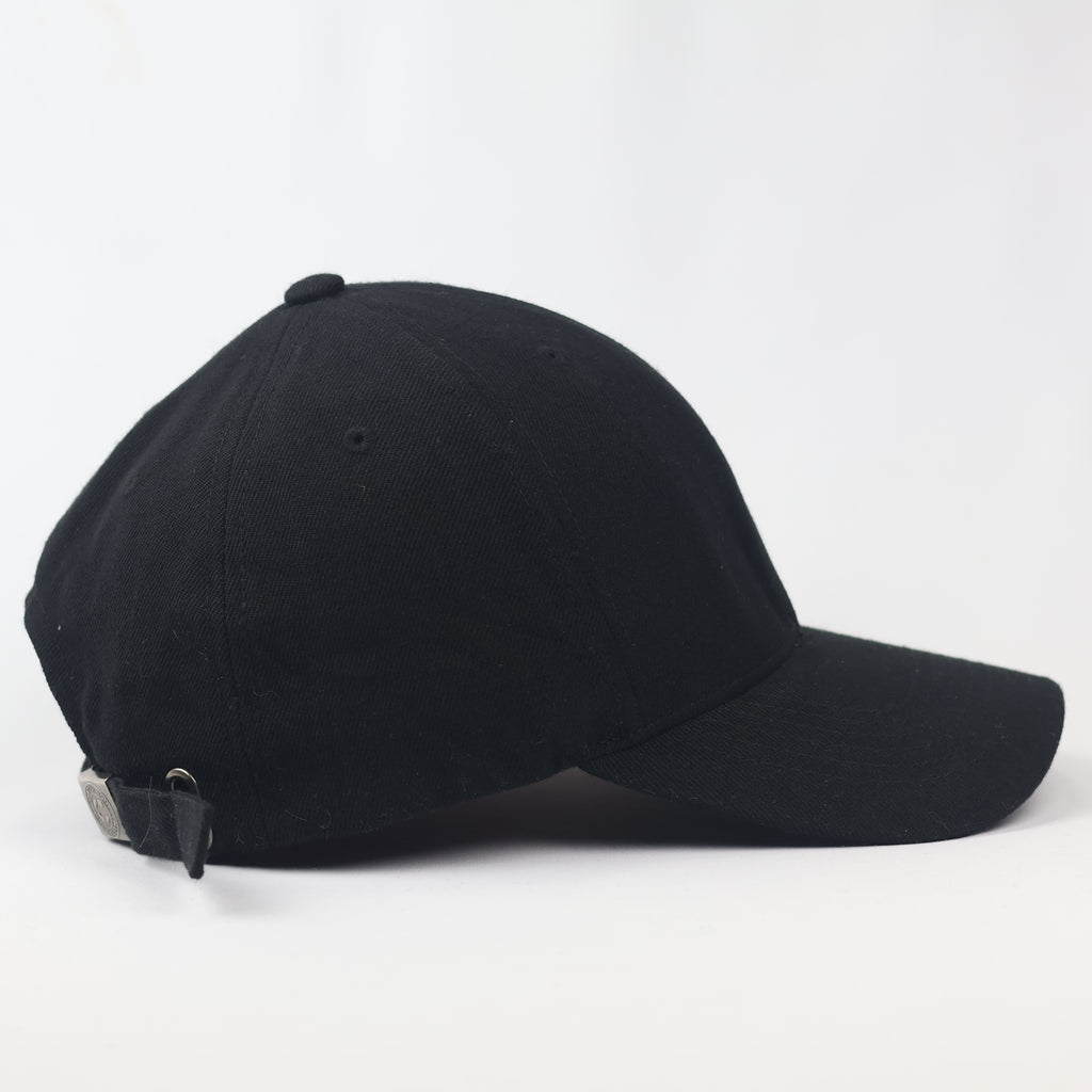 Chapter Eight Solid Black Baseball Thrifted Cap - Minimalist Korean Streetwear Hat