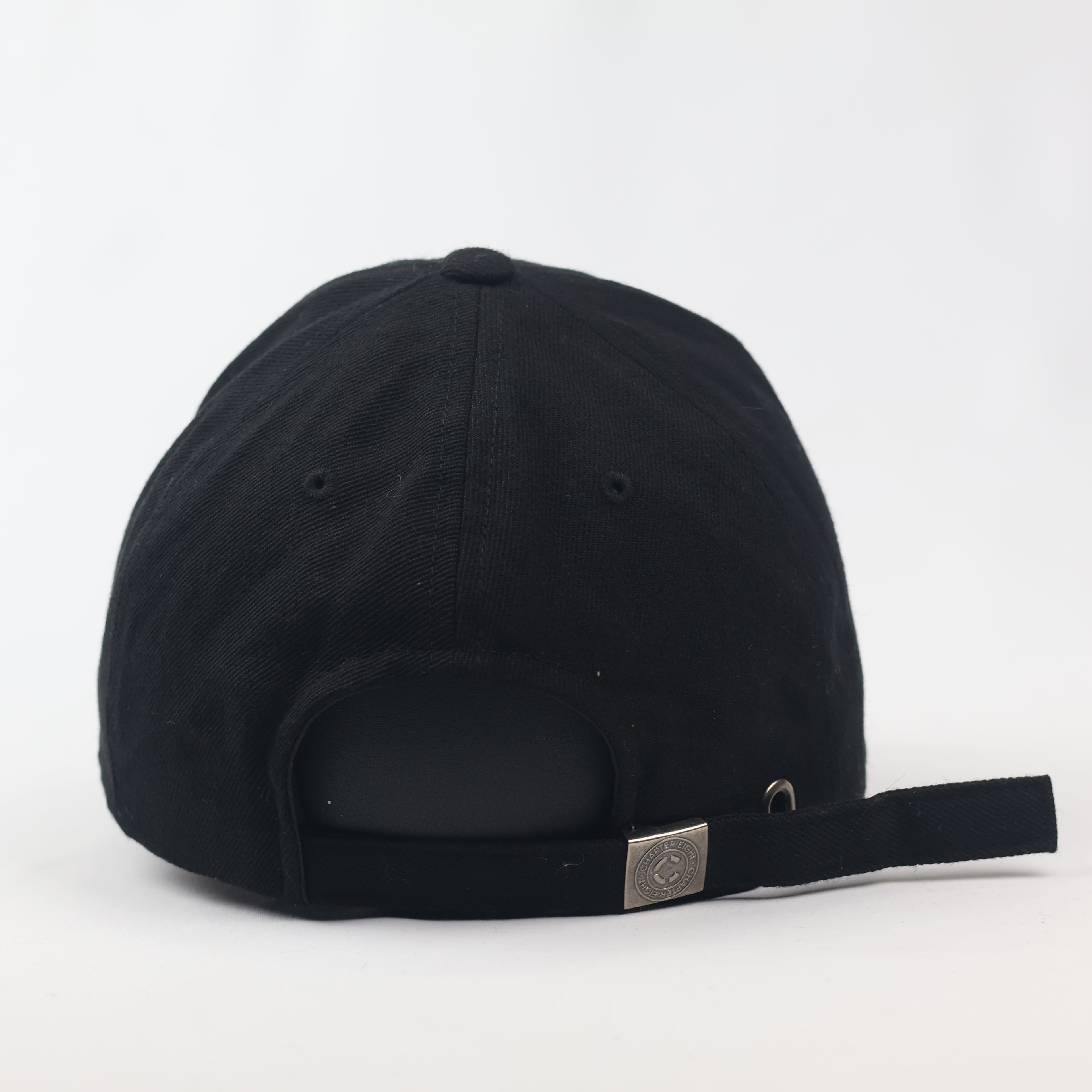 Chapter Eight Solid Black Baseball Thrifted Cap - Minimalist Korean Streetwear Hat
