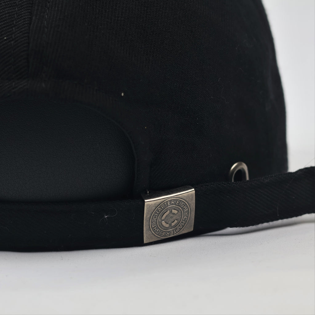Chapter Eight Solid Black Baseball Thrifted Cap - Minimalist Korean Streetwear Hat