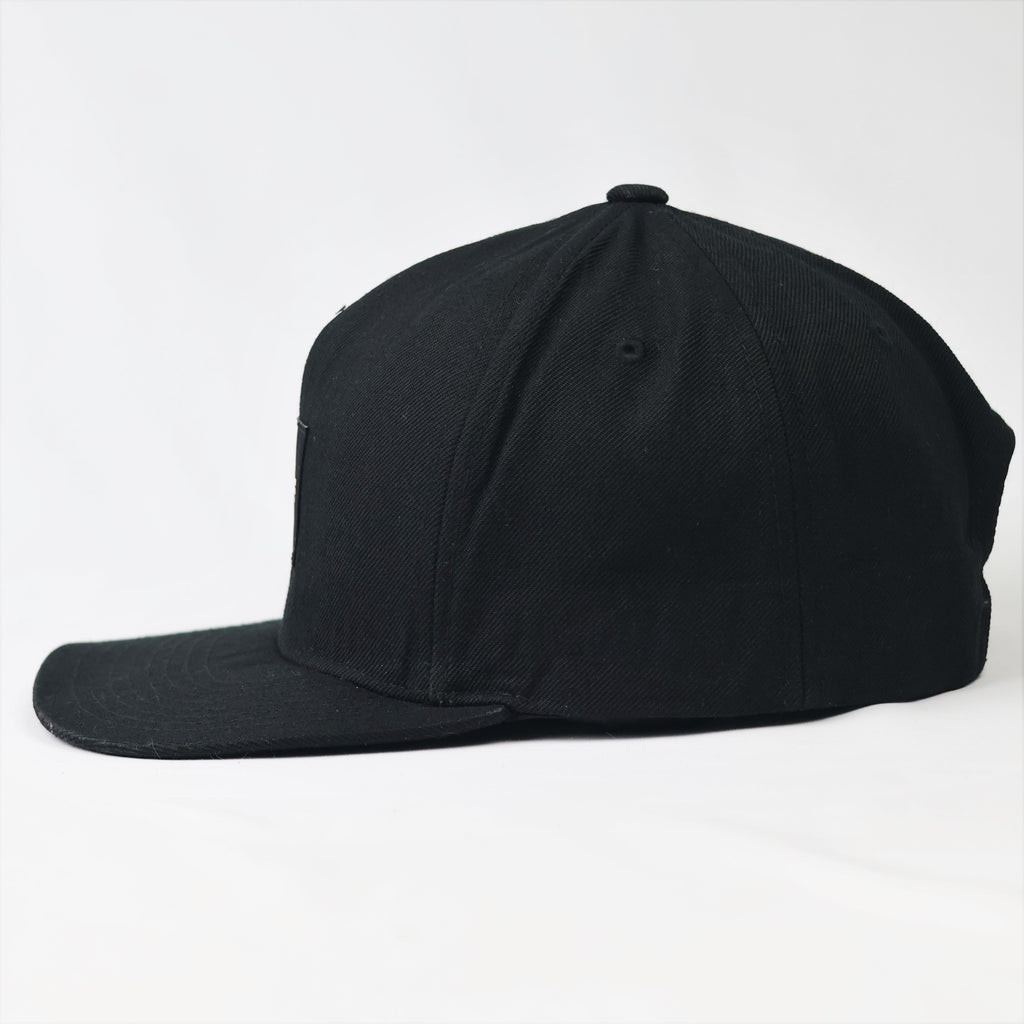 HUF Worldwide Box Logo Thrifted Snapback Hat - Black Streetwear Cap
