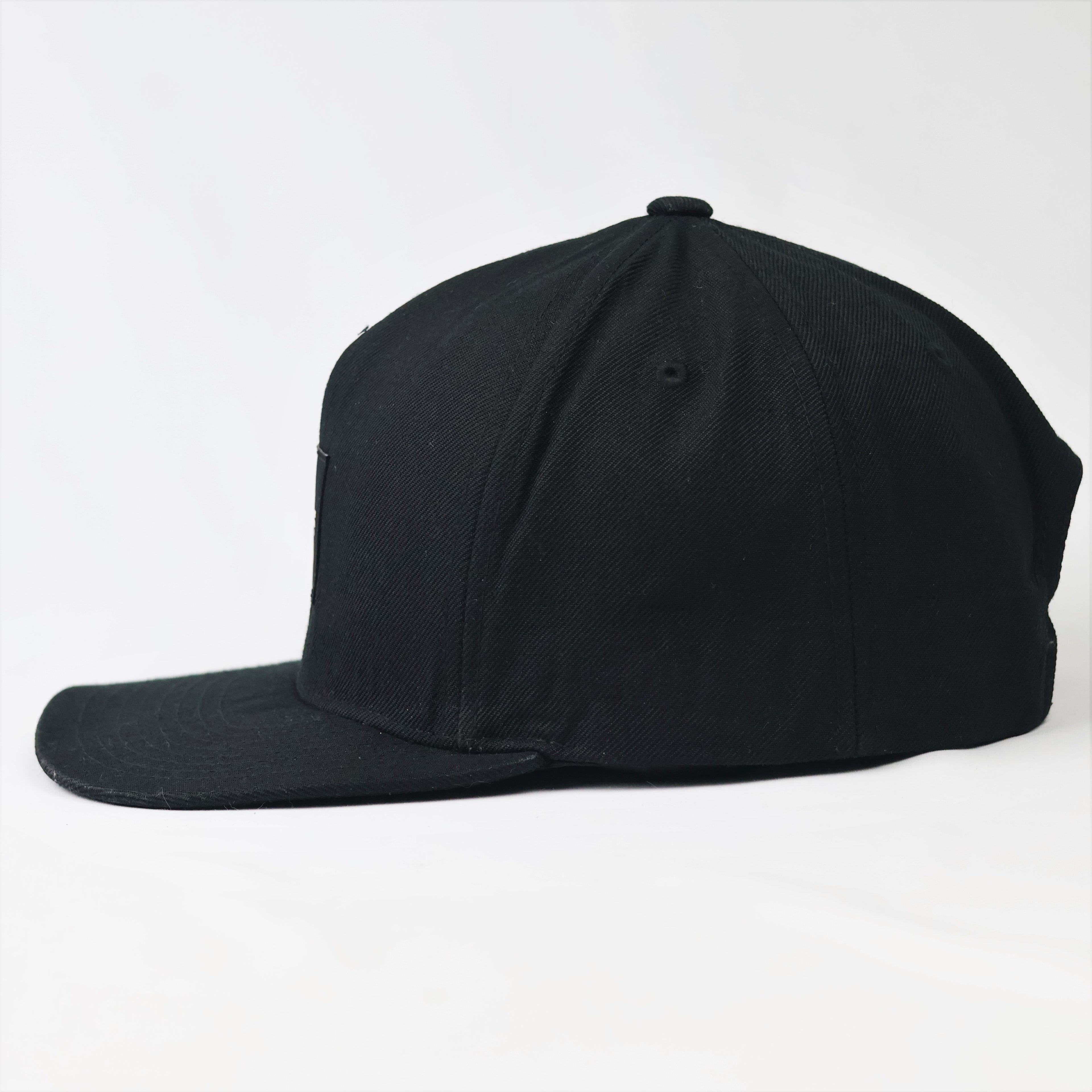 HUF Worldwide Box Logo Thrifted Snapback Hat - Black Streetwear Cap
