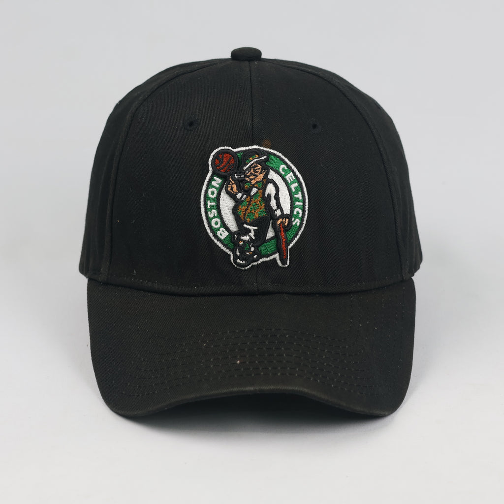 Thrifted Mitchell & Ness NBA Boston Celtics Black Snapback Cap - Size 57-59cm