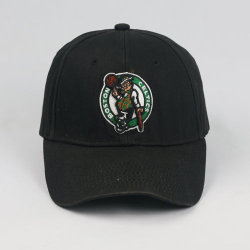Thrifted Mitchell & Ness NBA Boston Celtics Black Snapback Cap - Size 57-59cm
