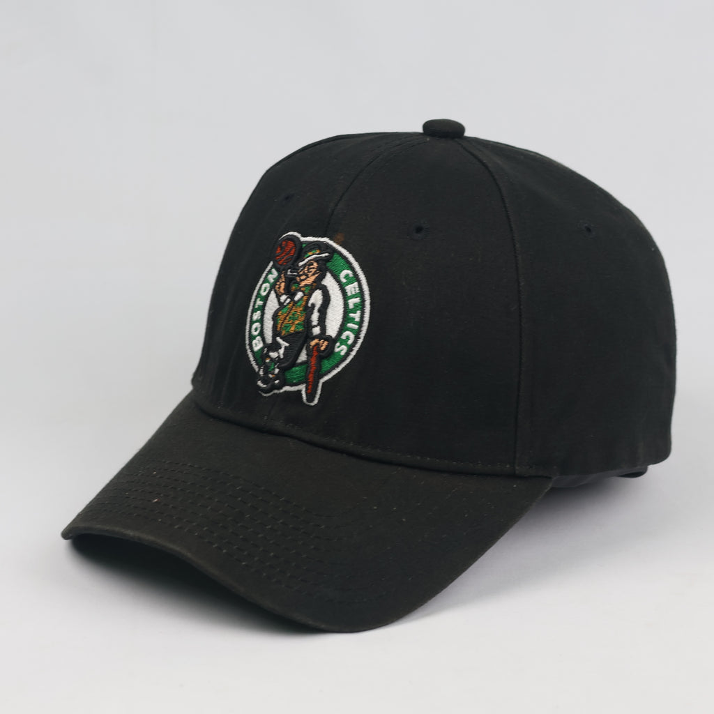 Thrifted Mitchell & Ness NBA Boston Celtics Black Snapback Cap - Size 57-59cm