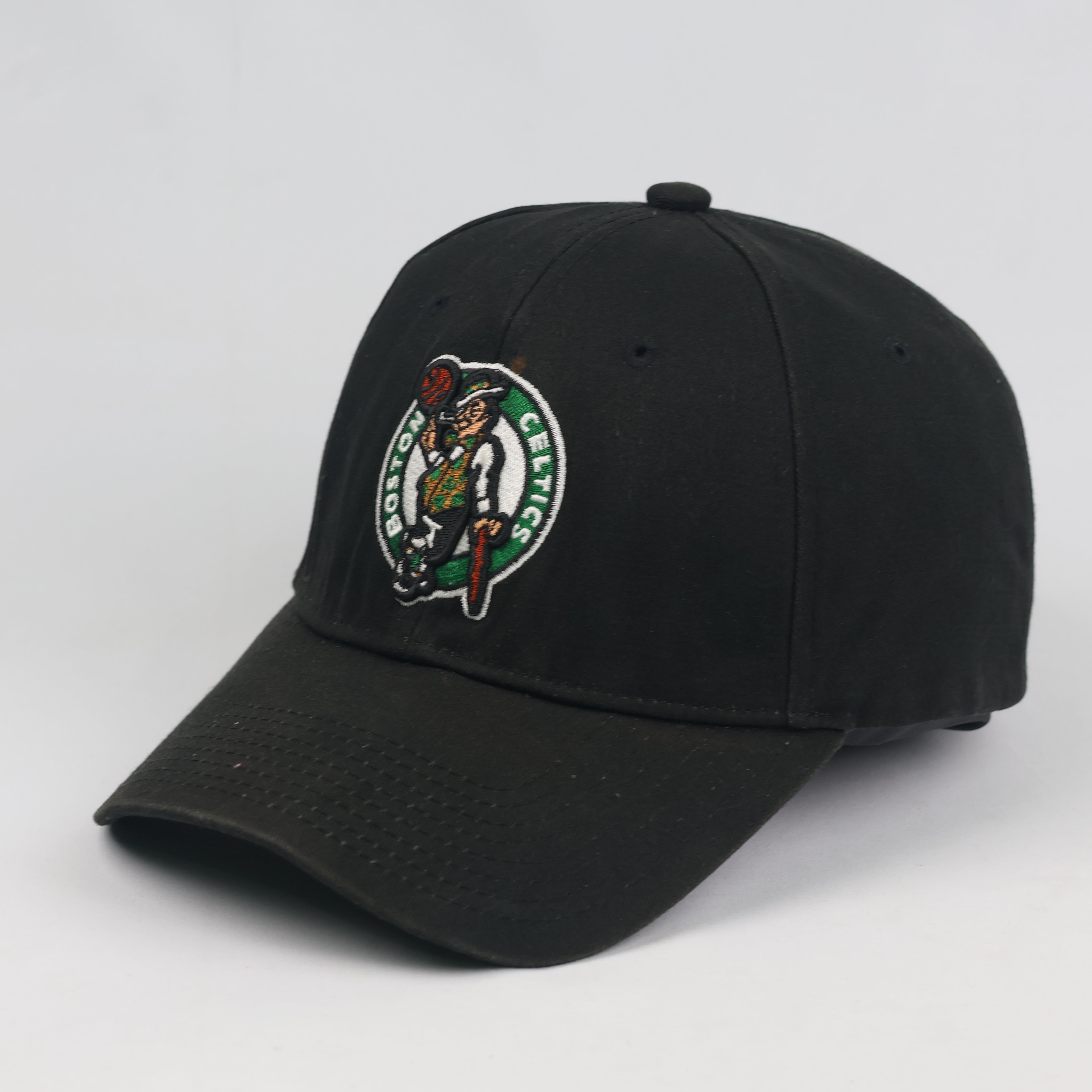 Thrifted Mitchell & Ness NBA Boston Celtics Black Snapback Cap - Size 57-59cm
