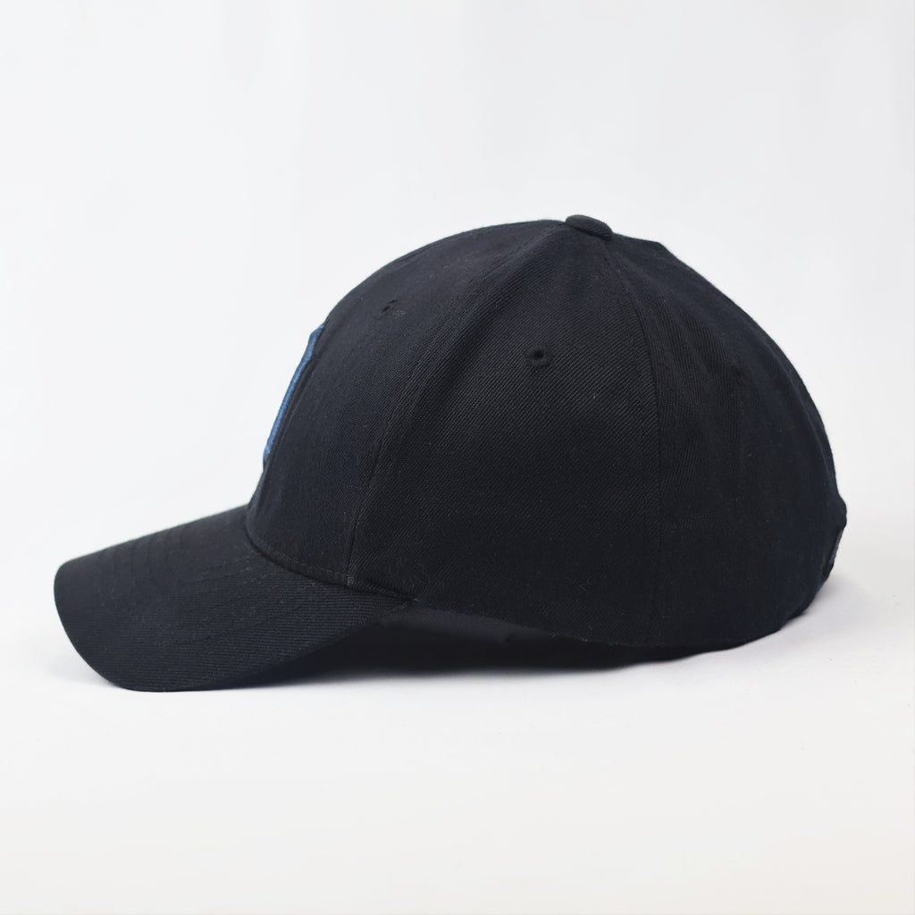 Men's Detroit Tigers from New Era Black MLB Thrifted Cap - Authentic Fitted S-M Size
