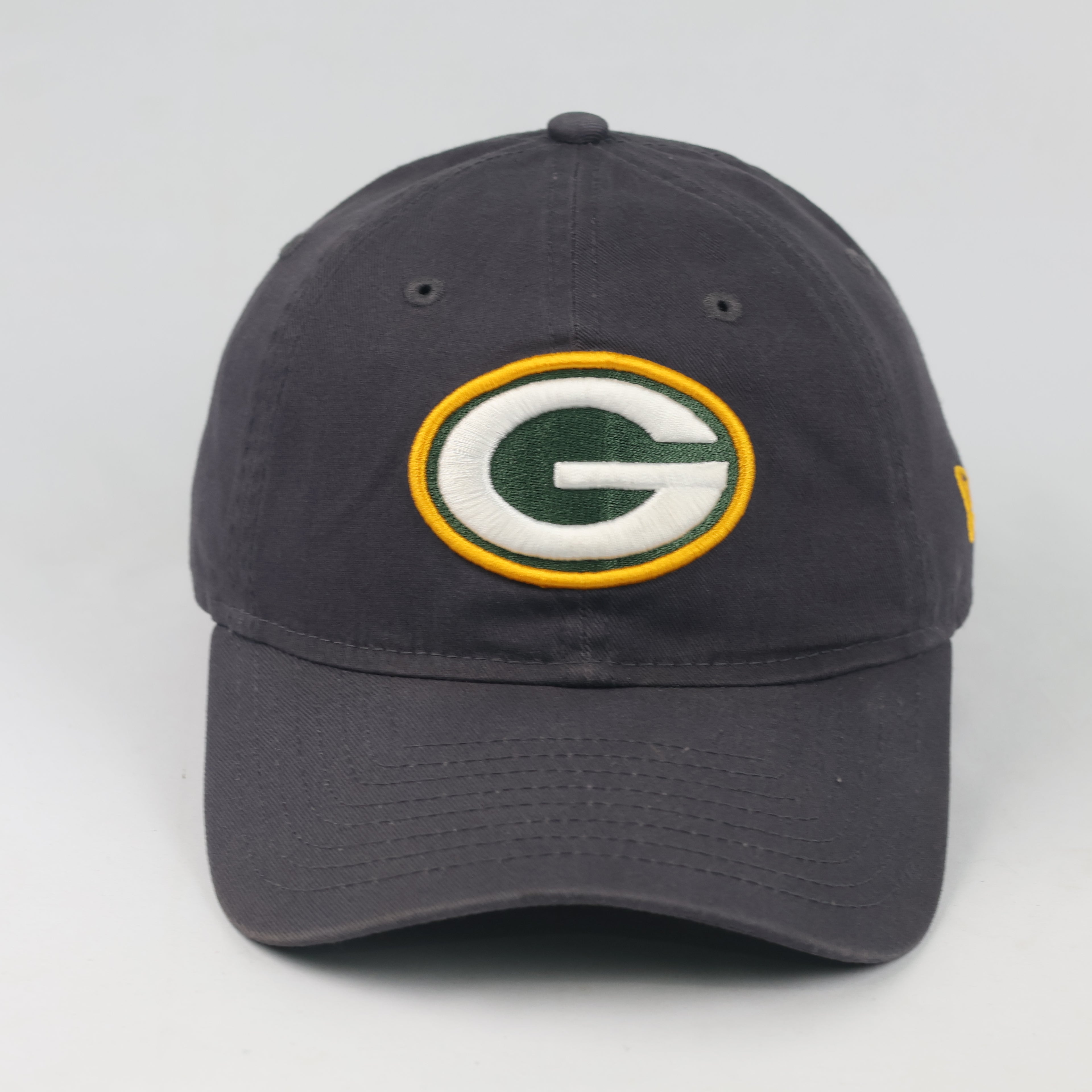Thrifted New Era NFL Green Bay Packers Dark Charcoal Dad Cap - Size 56-58cm