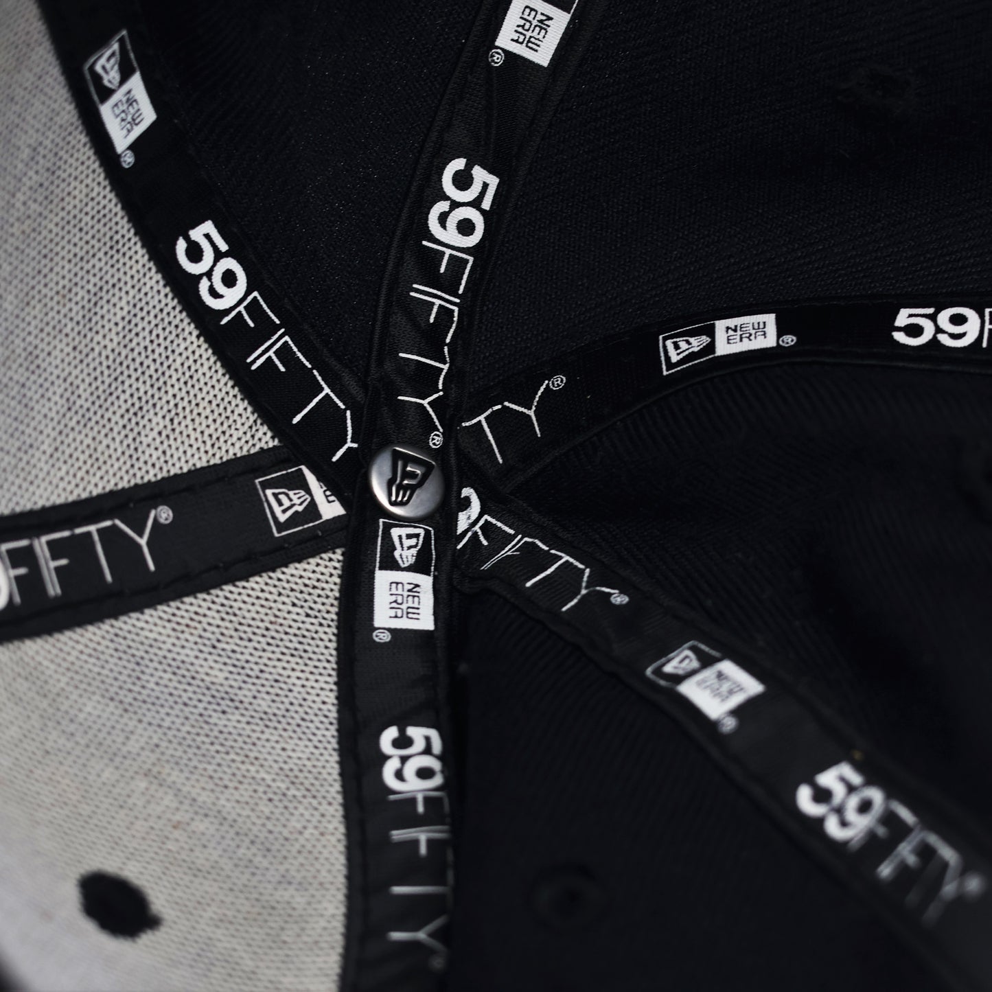 New Era Mens Cotton New York Yankees MLB Authentic Collection 59FIFTY Thrifted Cap, Size 7 1/2, Black