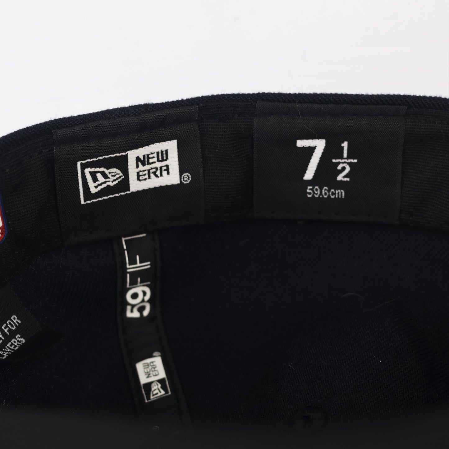 New Era Mens Cotton New York Yankees MLB Authentic Collection 59FIFTY Thrifted Cap, Size 7 1/2, Black