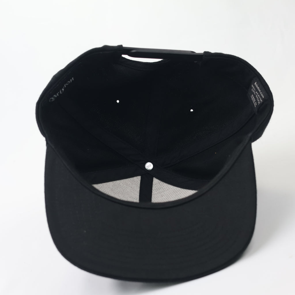 Thrifted Brixton Circle Patch Snapback - Size 56-58cm