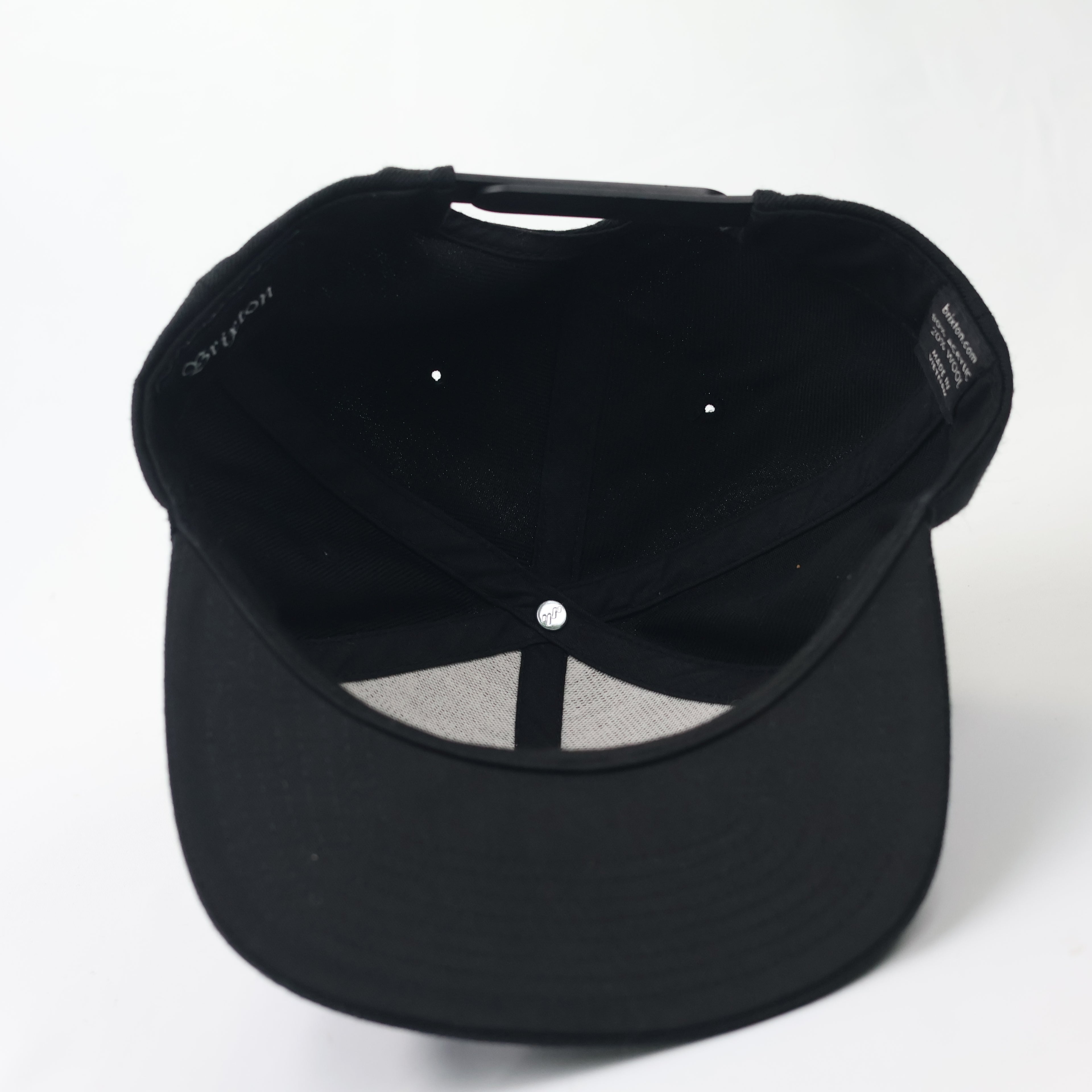 Thrifted Brixton Circle Patch Snapback - Size 56-58cm