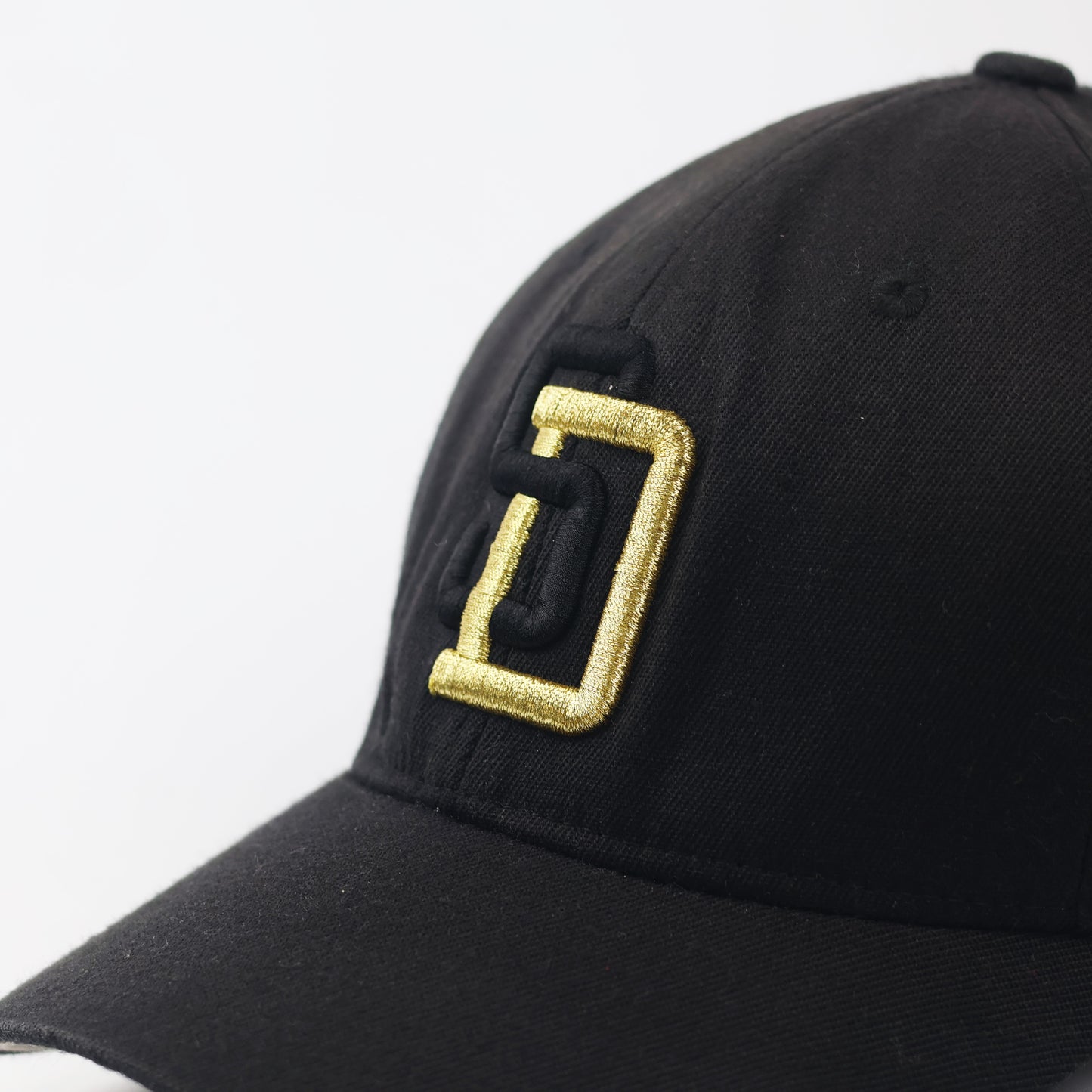 San Diego Padres Black & Gold Flexfit Thrifted Cap - SD Logo with Side Patch L-XXL