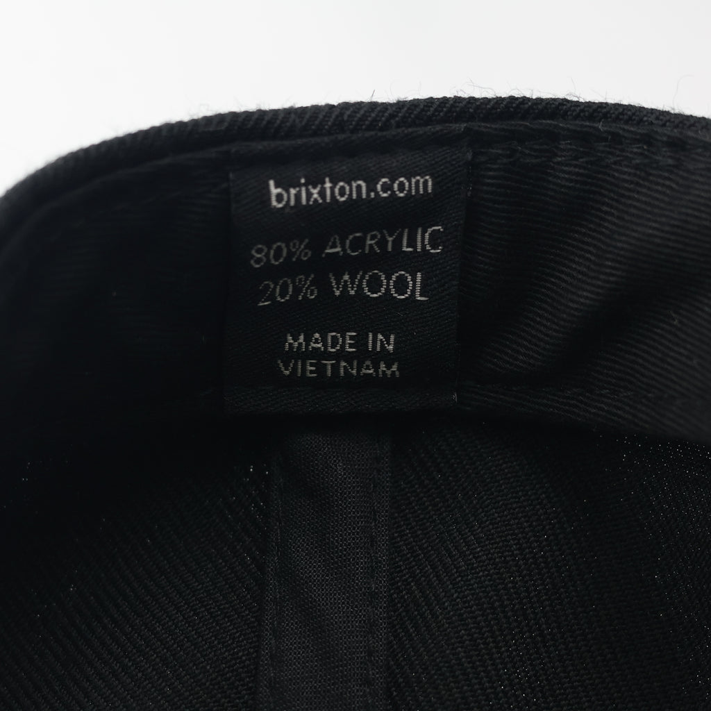 Thrifted Brixton Circle Patch Snapback - Size 56-58cm
